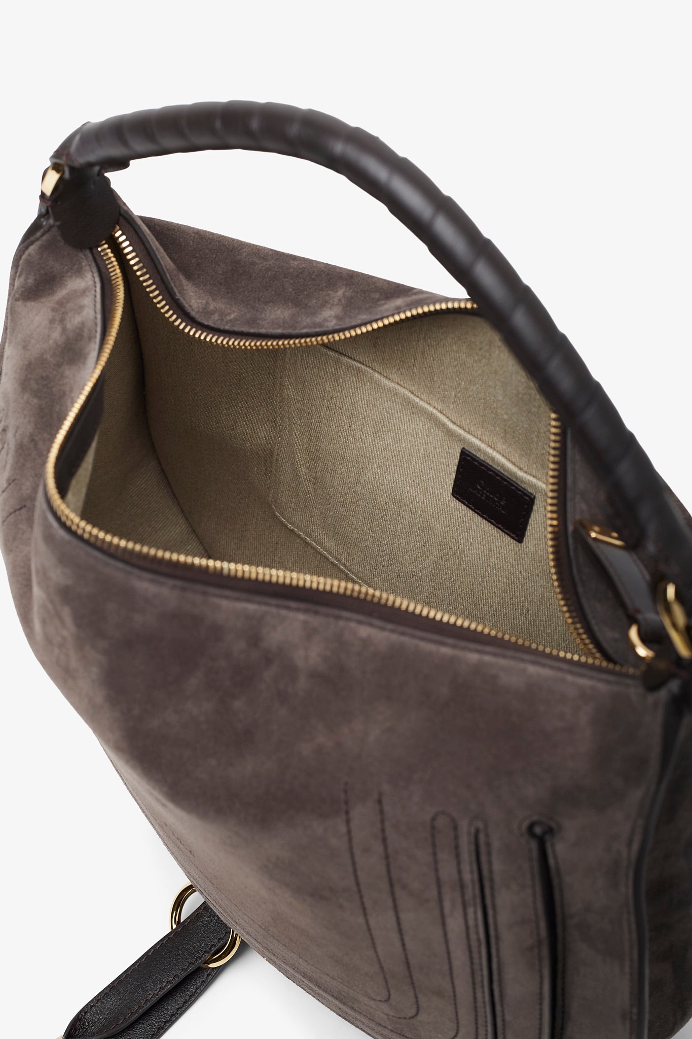 Marcie medium dark brown shoulder bag