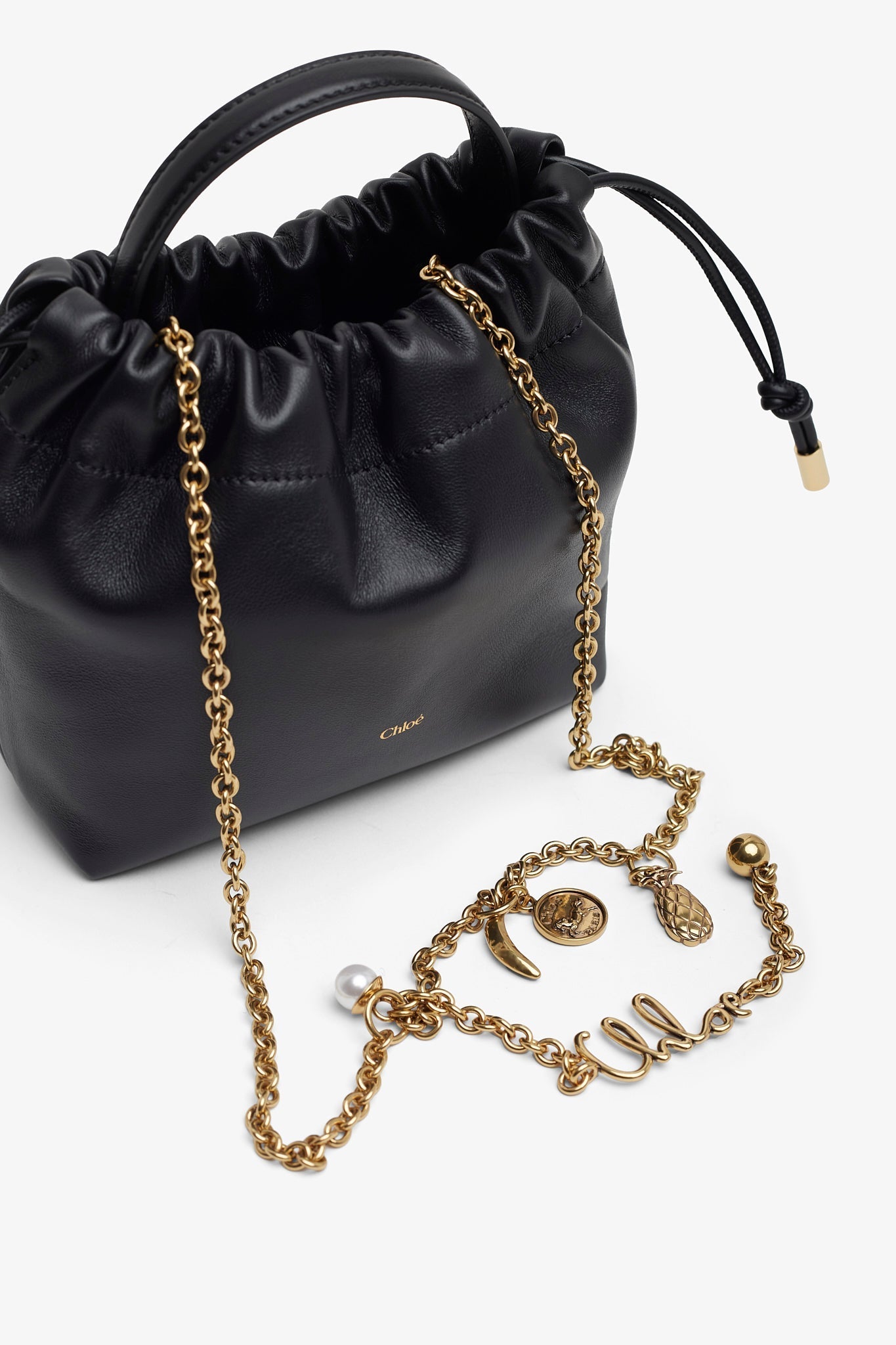 Chloe Icons mini black shoulder bag