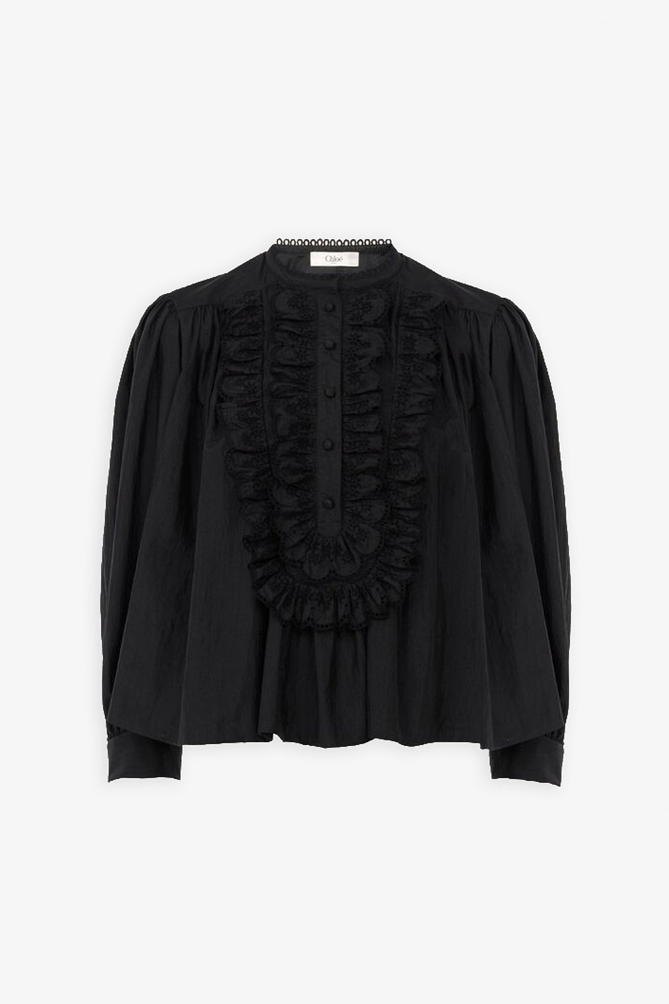 Black lace blouse