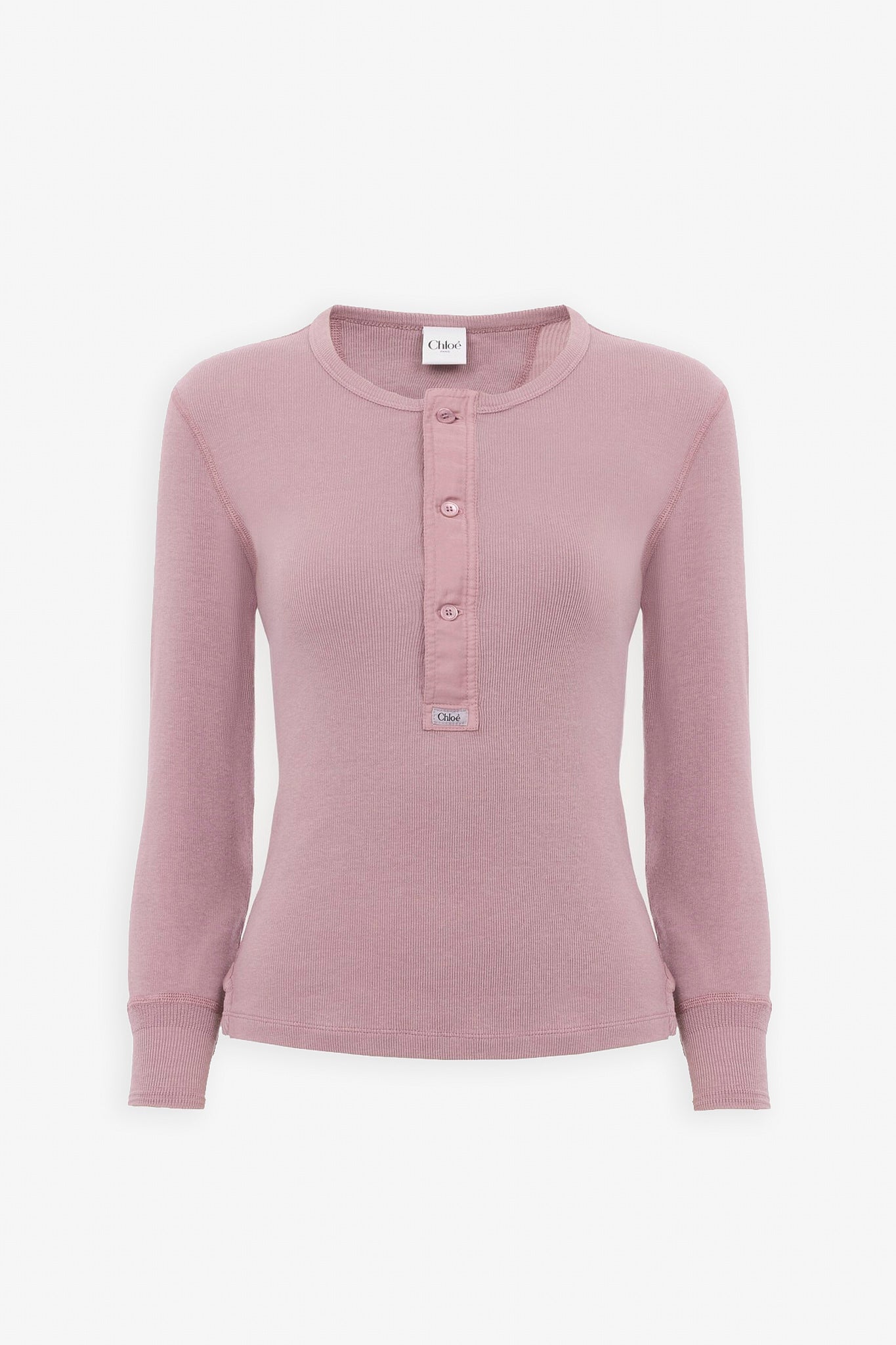 Blushy purple henley top