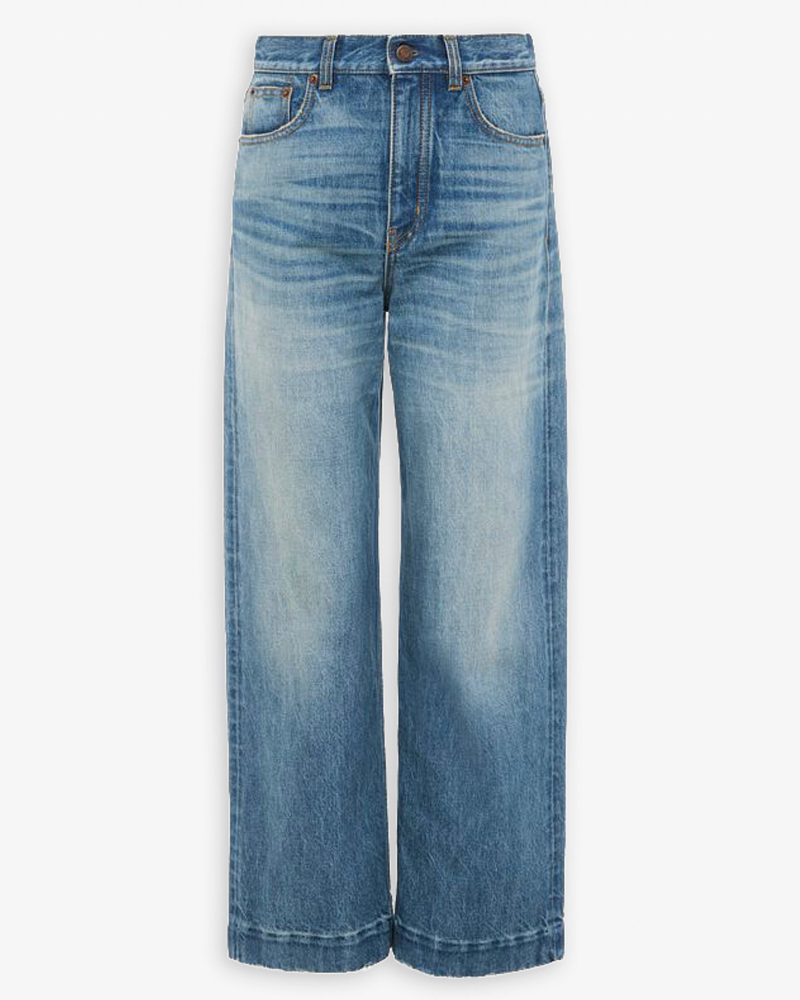 Dream blue washed denim jeans
