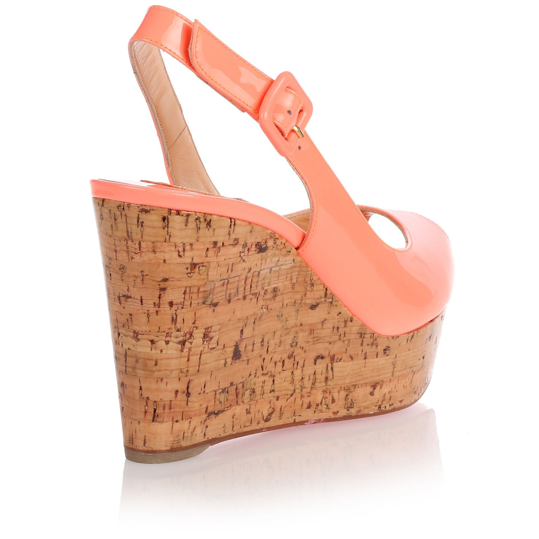 Une Plume flamingo wedge sandal