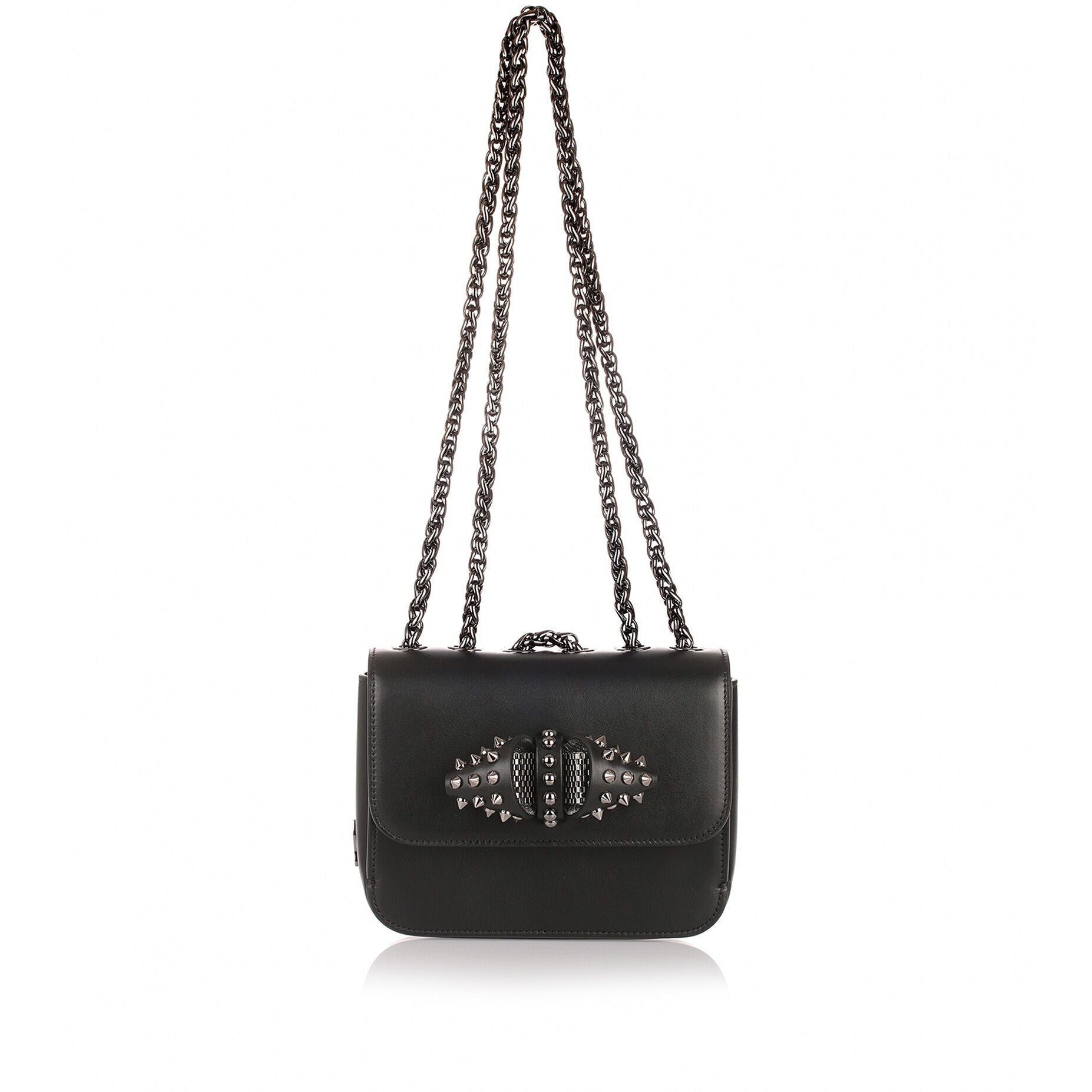 Sweet Charity baby black leather bag