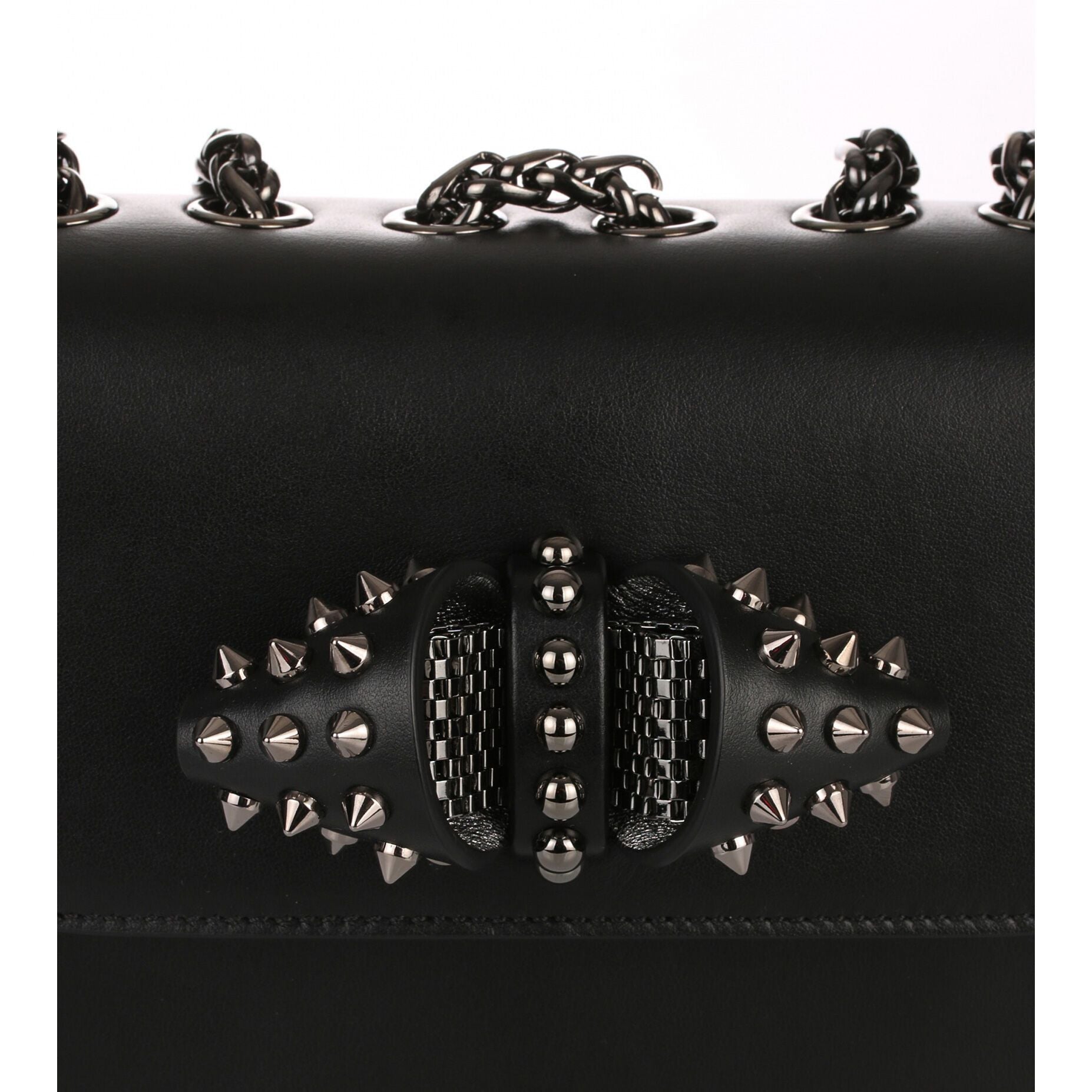 Sweet Charity baby black leather bag