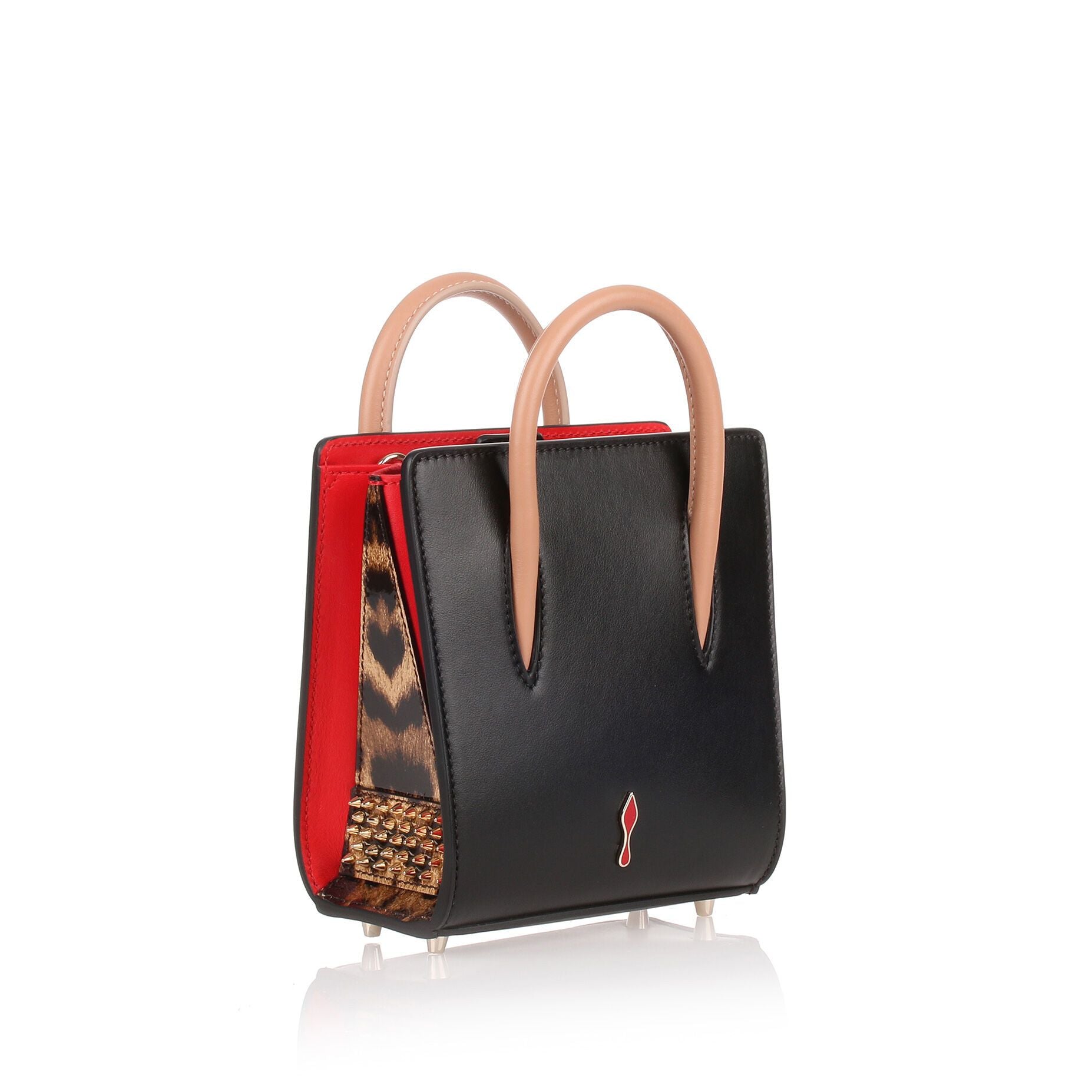 Paloma nano black leather mini bag