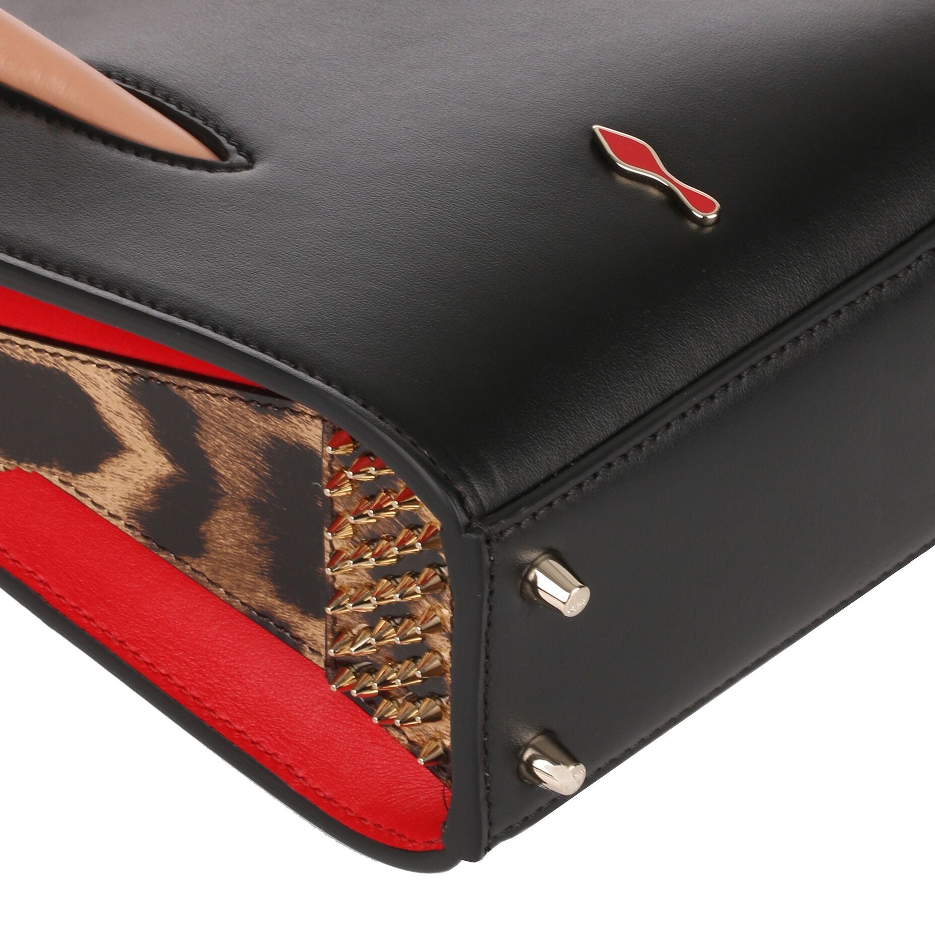Paloma nano black leather mini bag