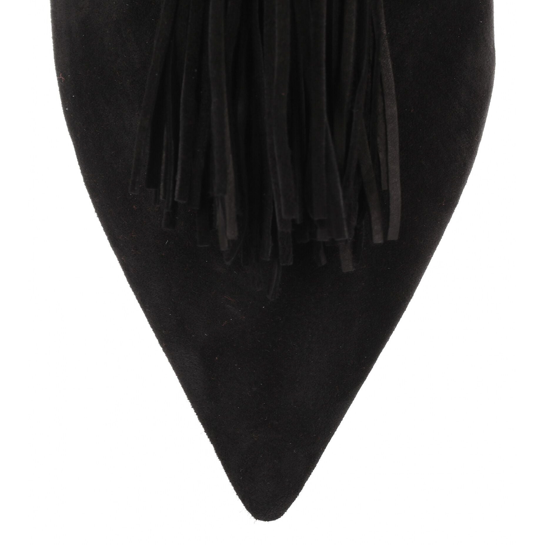 Medinana Flat black suede slipper