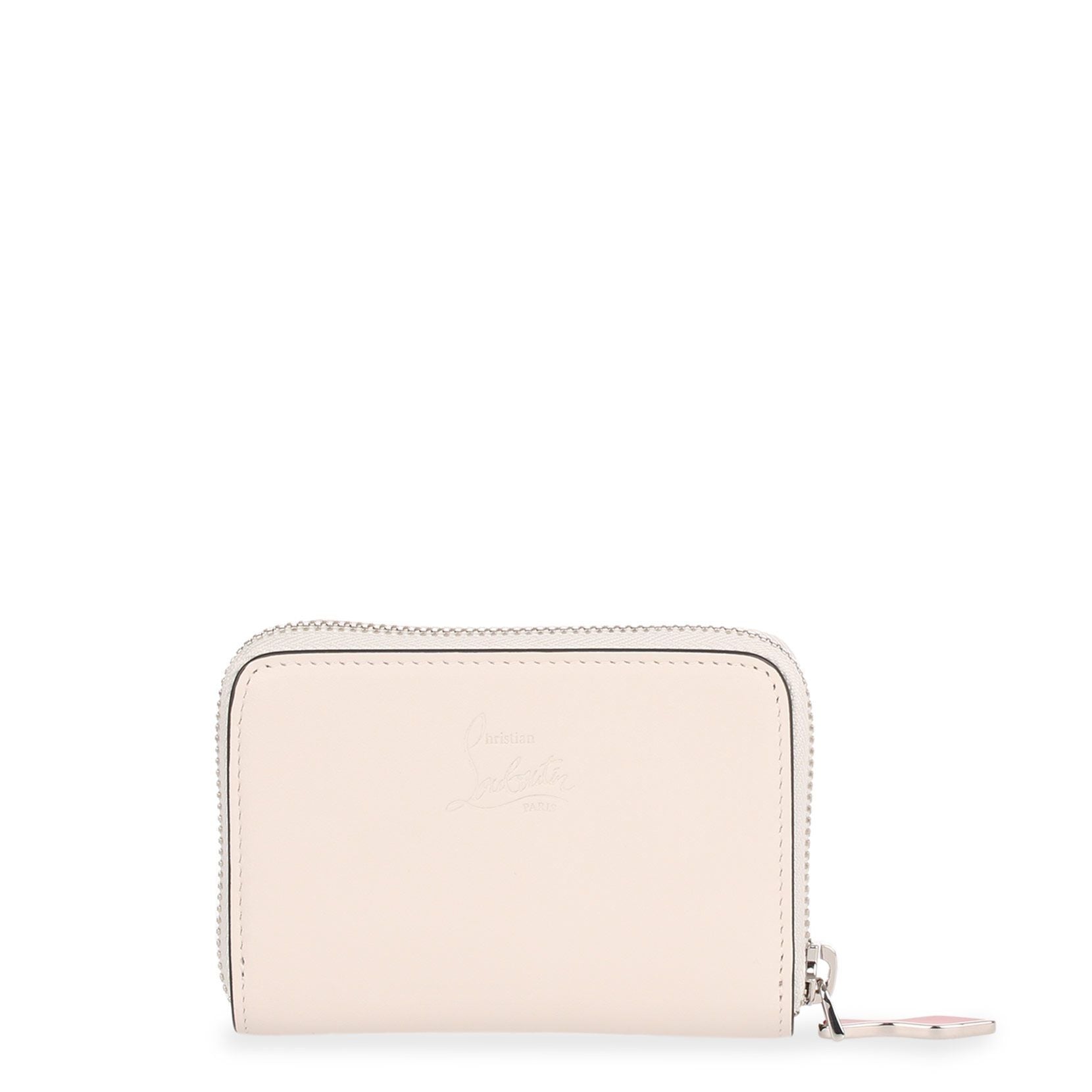 Panettone ivory logo studded coin purse
