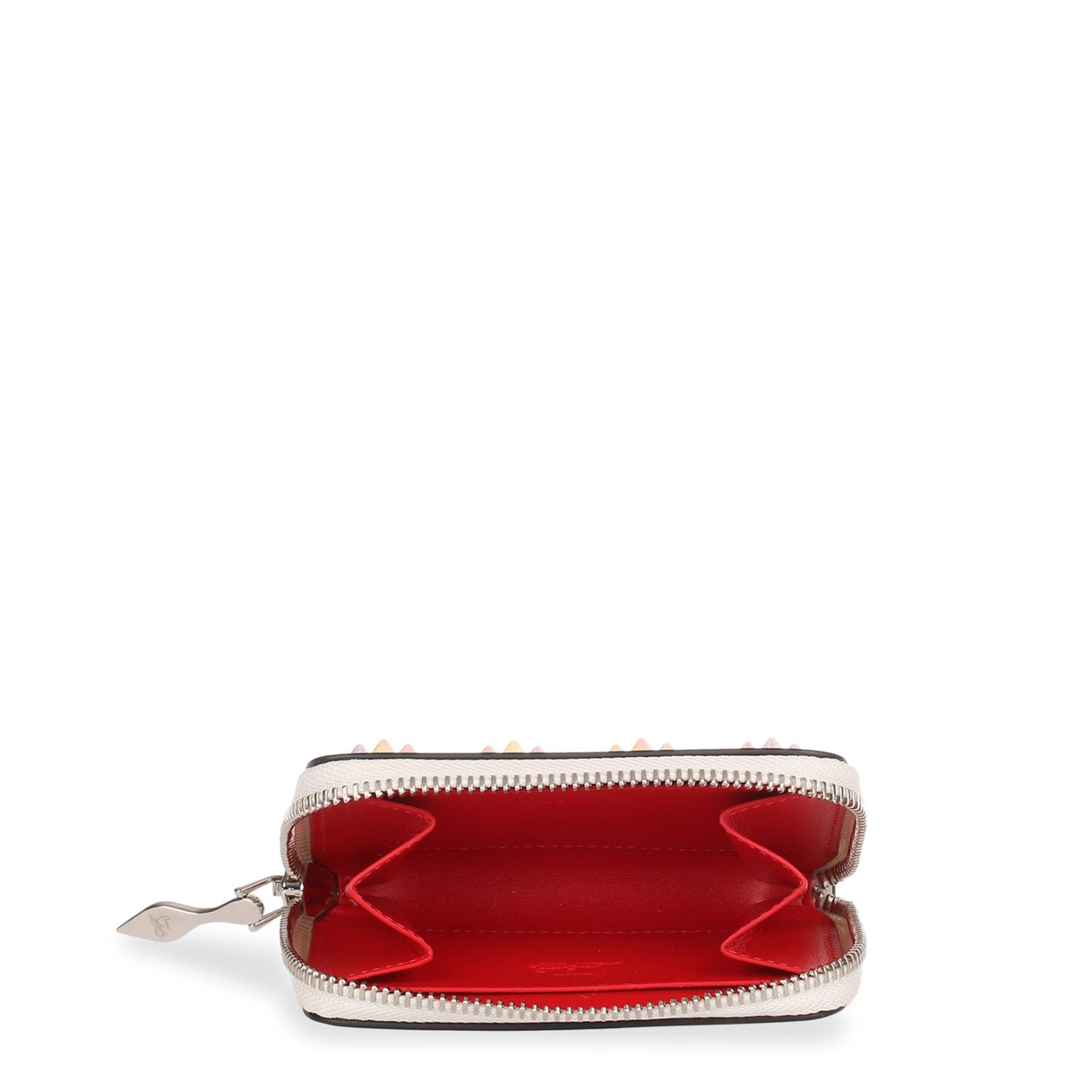 Panettone ivory logo studded coin purse