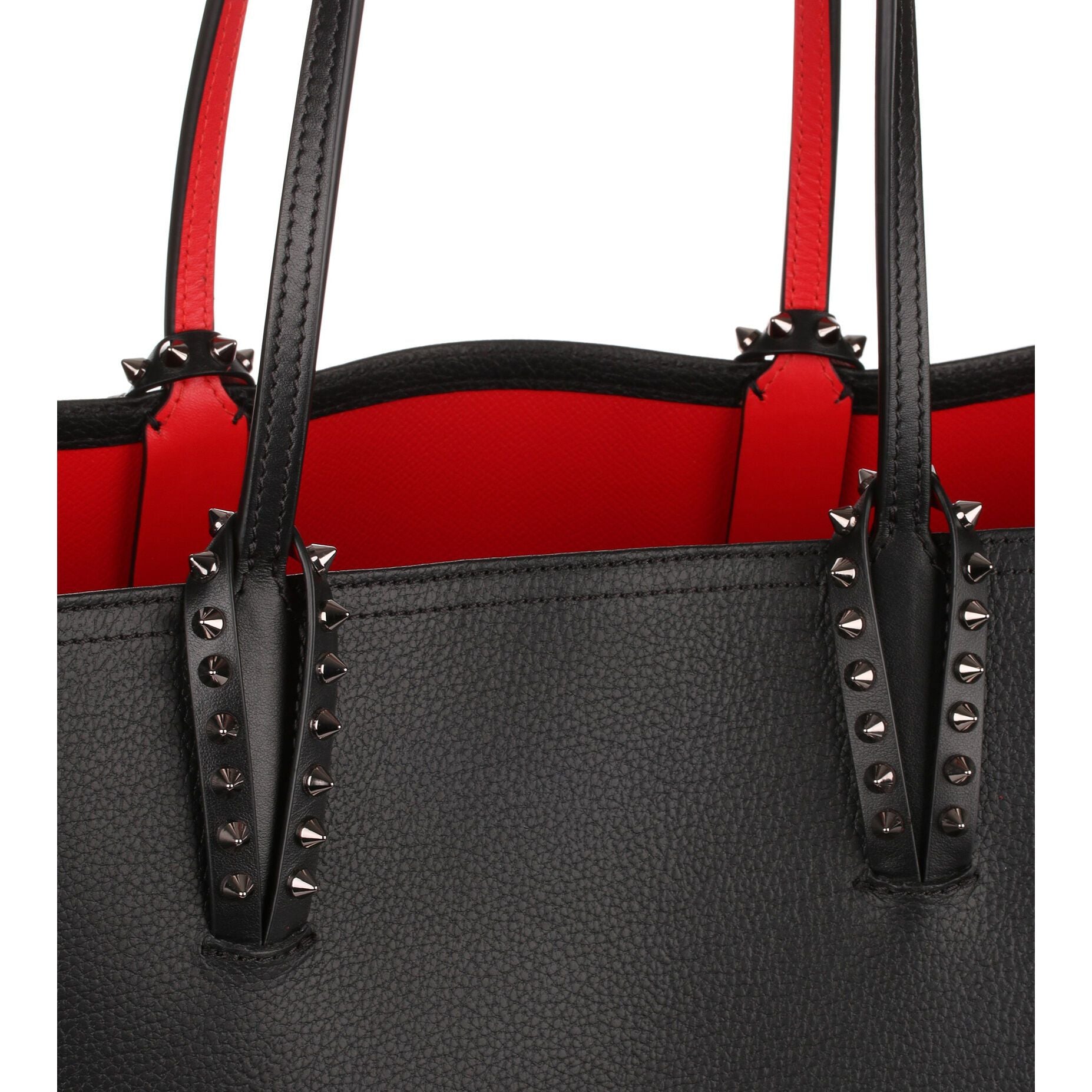 Cabata black leather tote bag