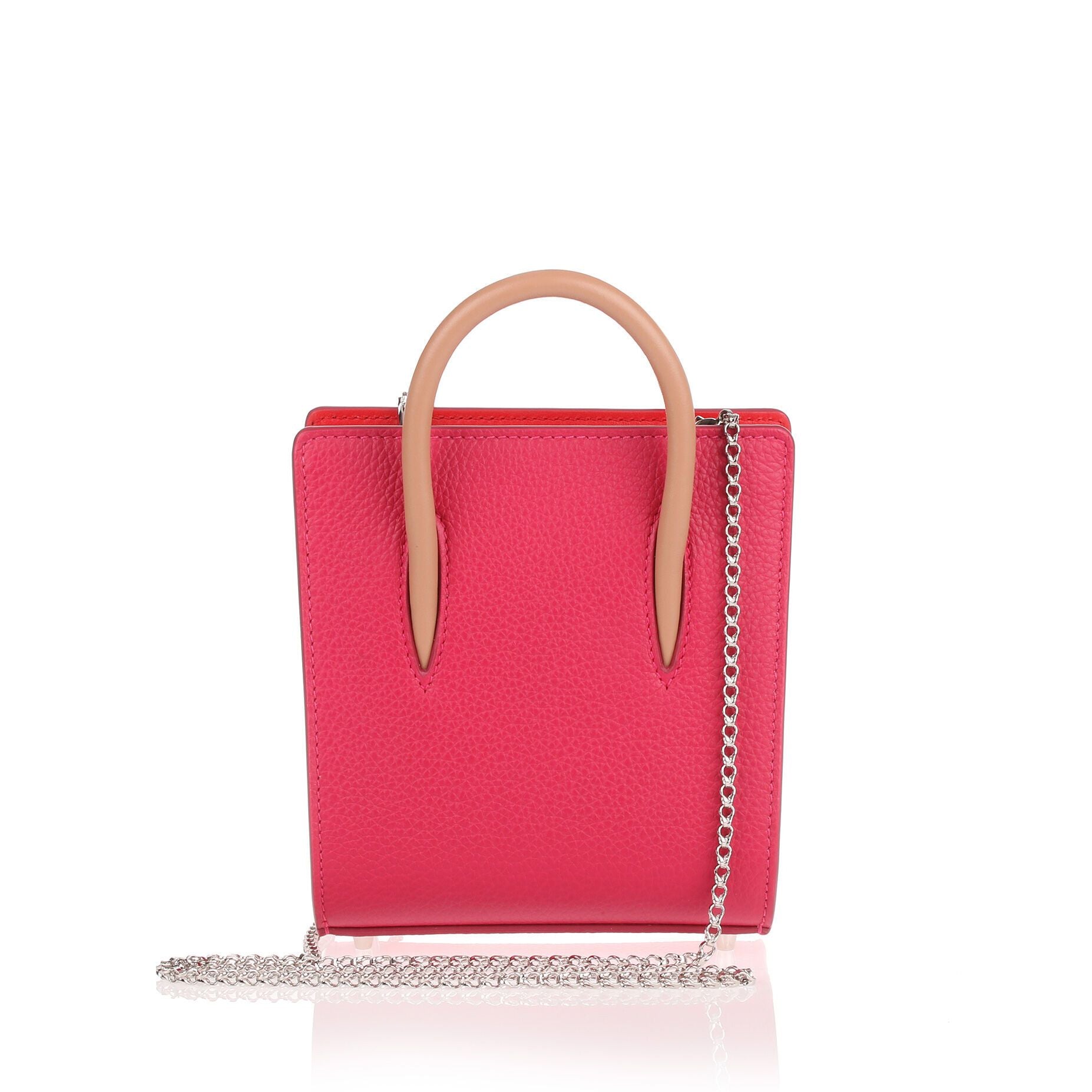 Paloma nano pink leather mini bag