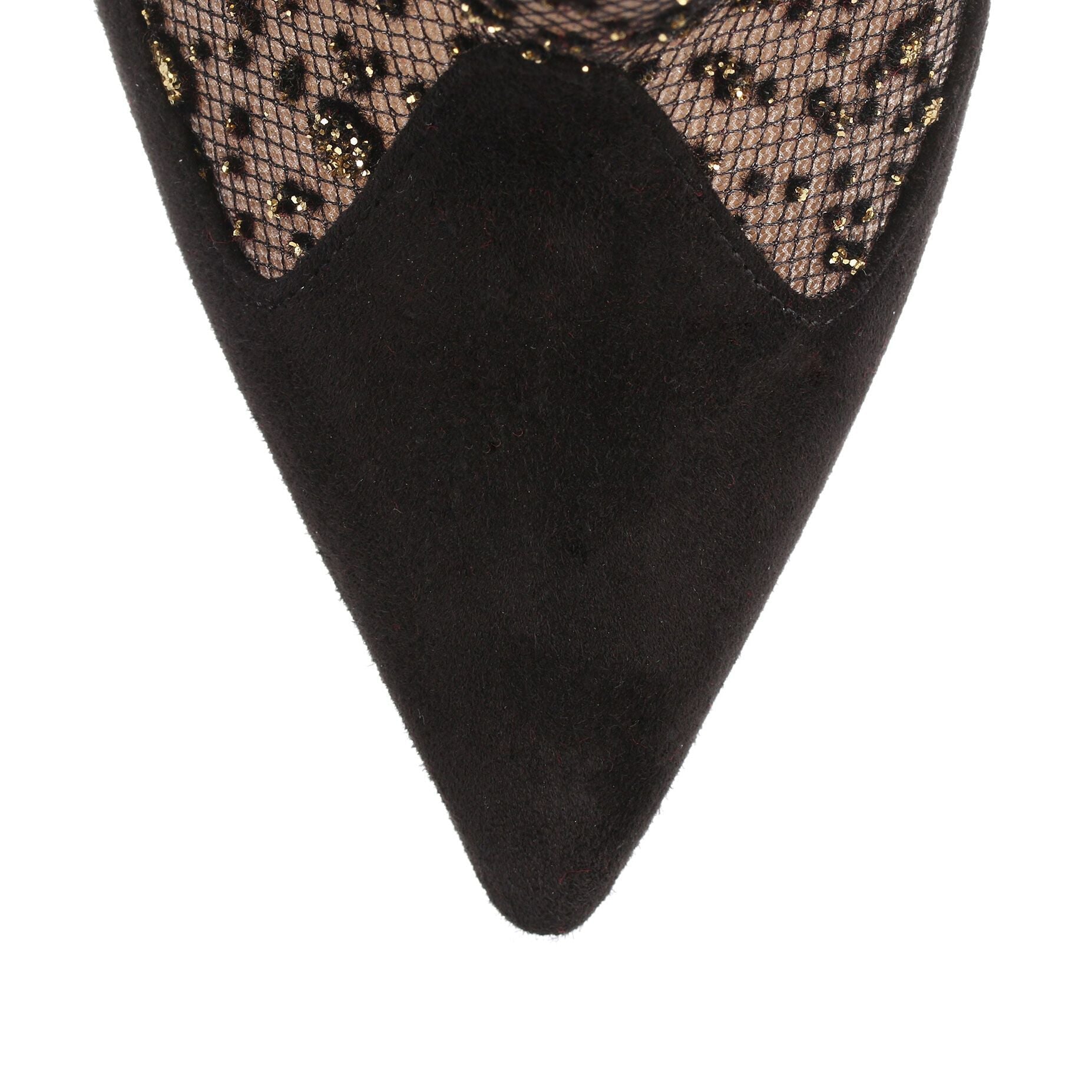 Papilloboot 100 black suede mesh boot