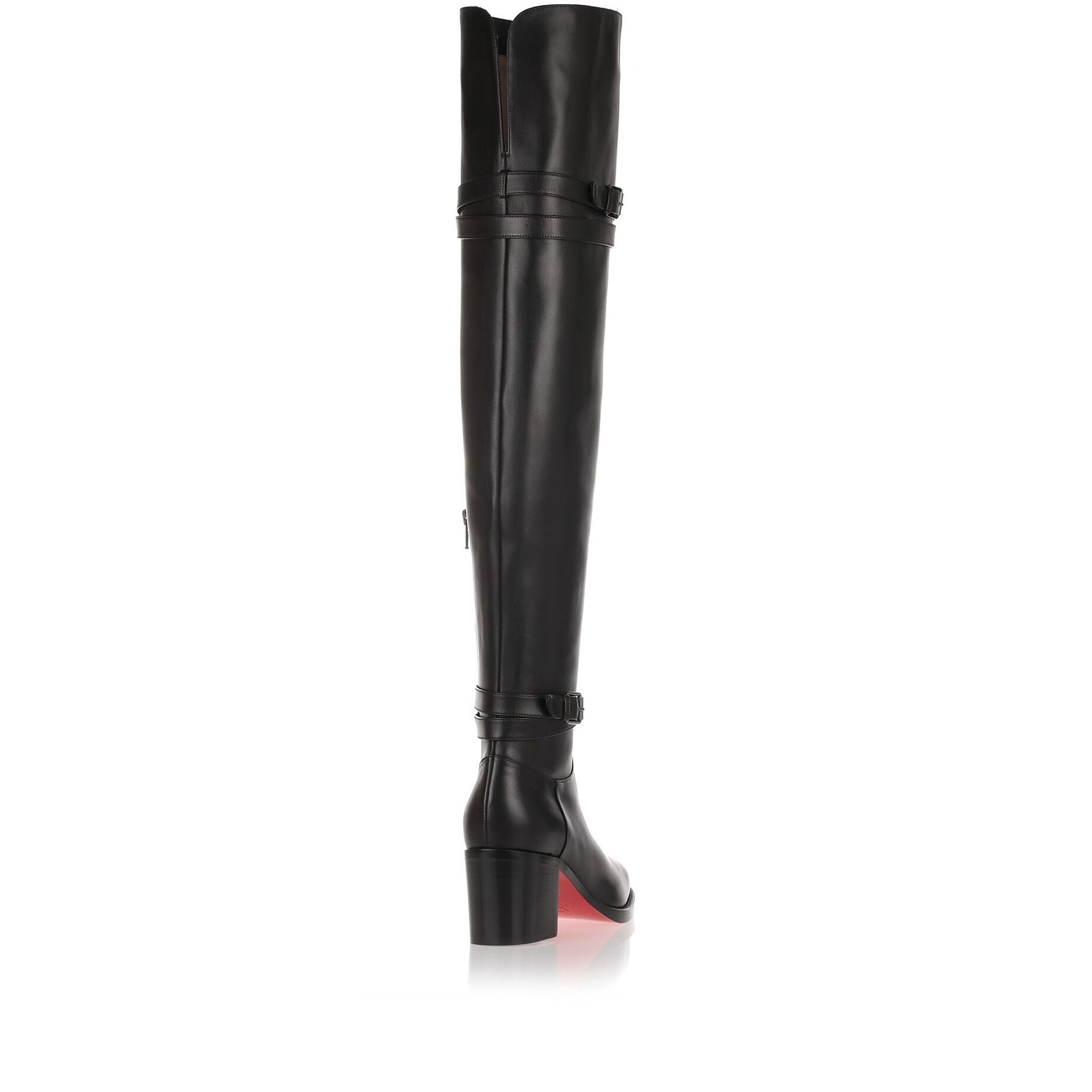 Karialta 70 black leather over-the-knee boot
