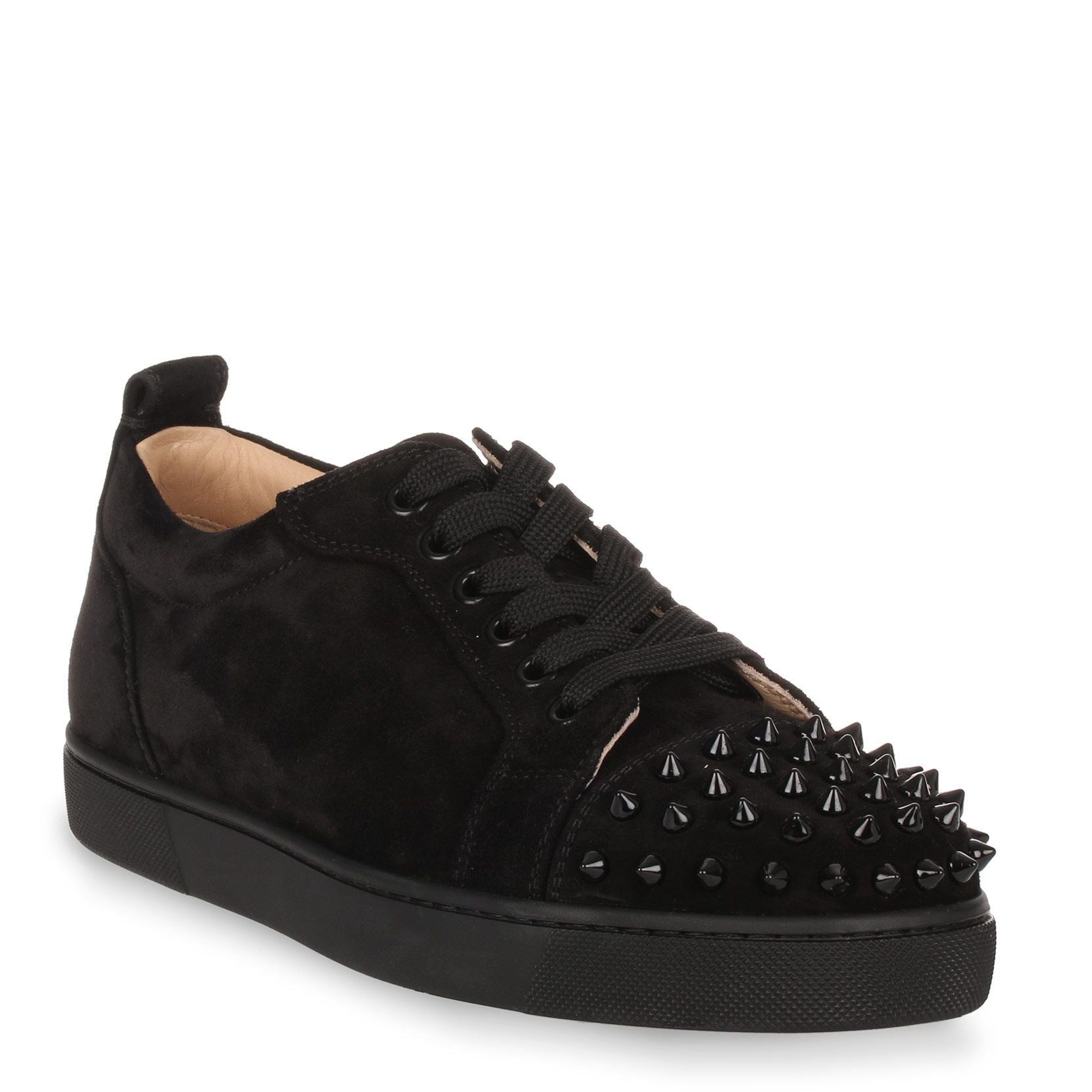 Louis Junior Spikes black suede sneaker