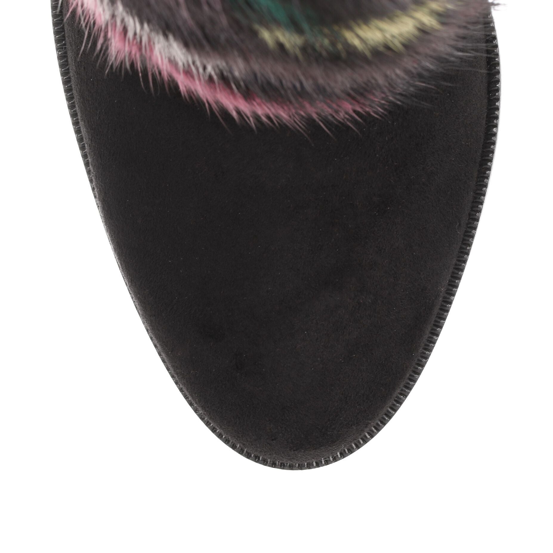 Alexandra 70 mink detailed bootie