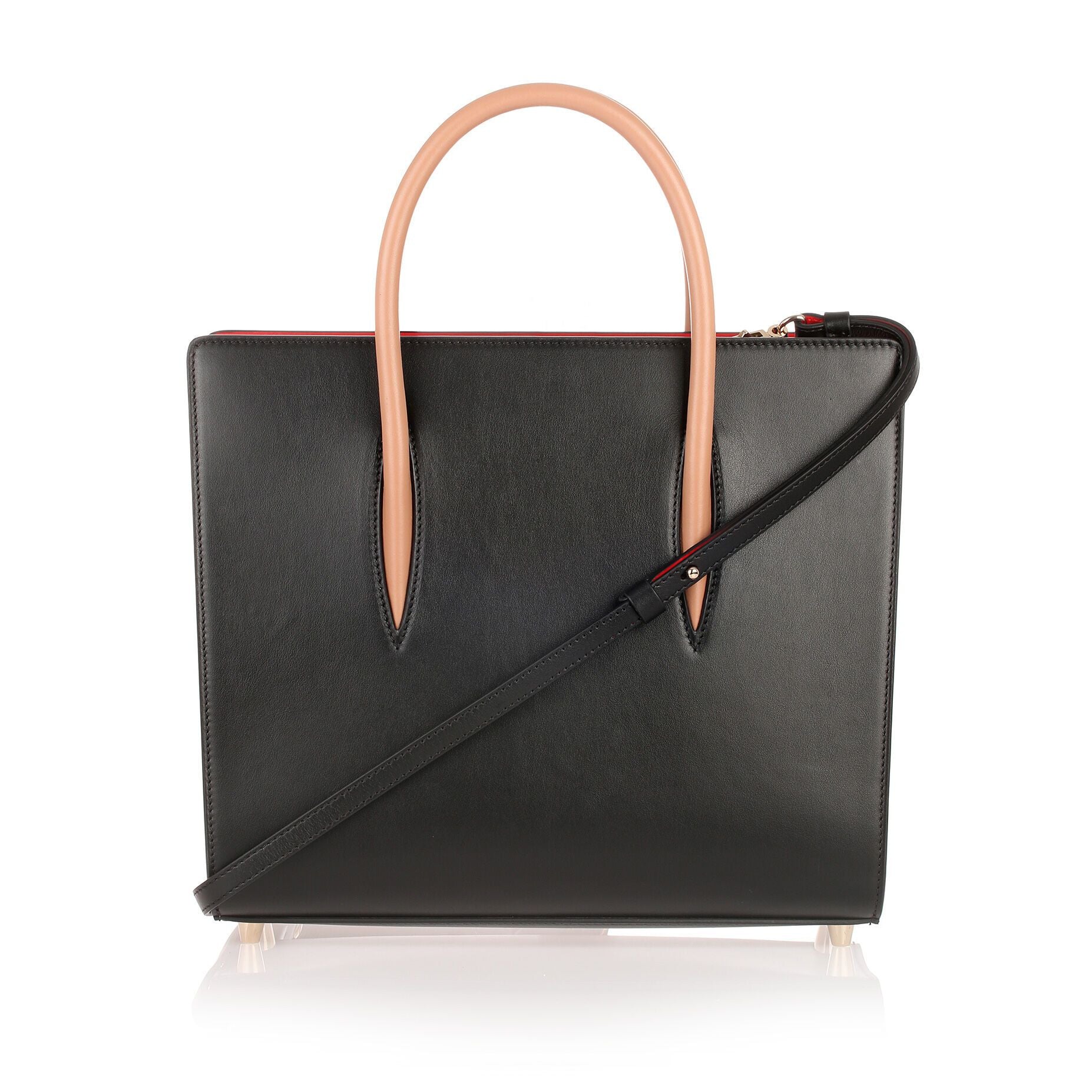 Paloma medium black leather bag