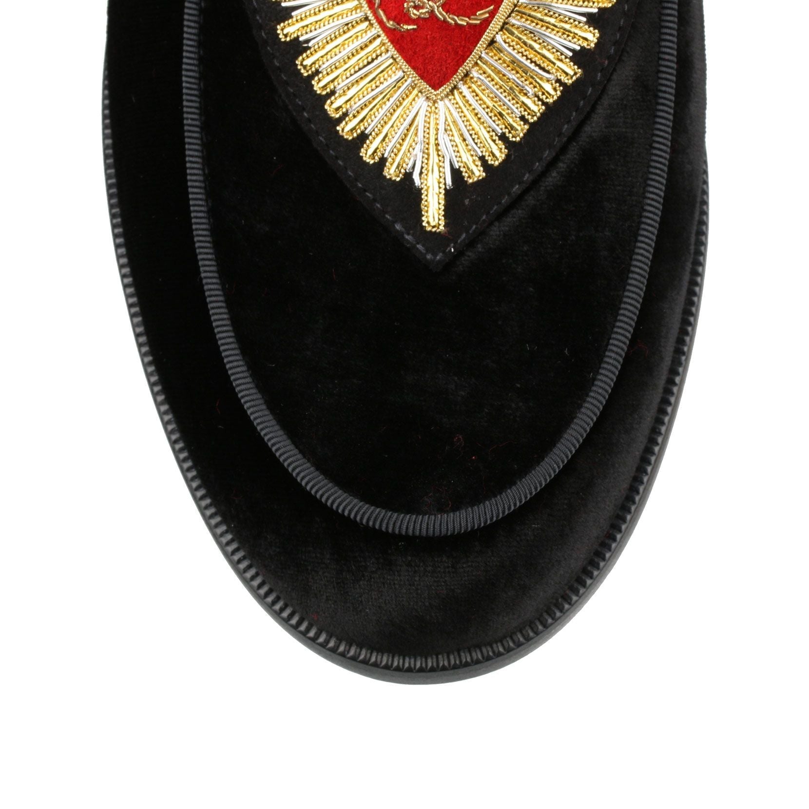 Perou Corazon velvet loafer