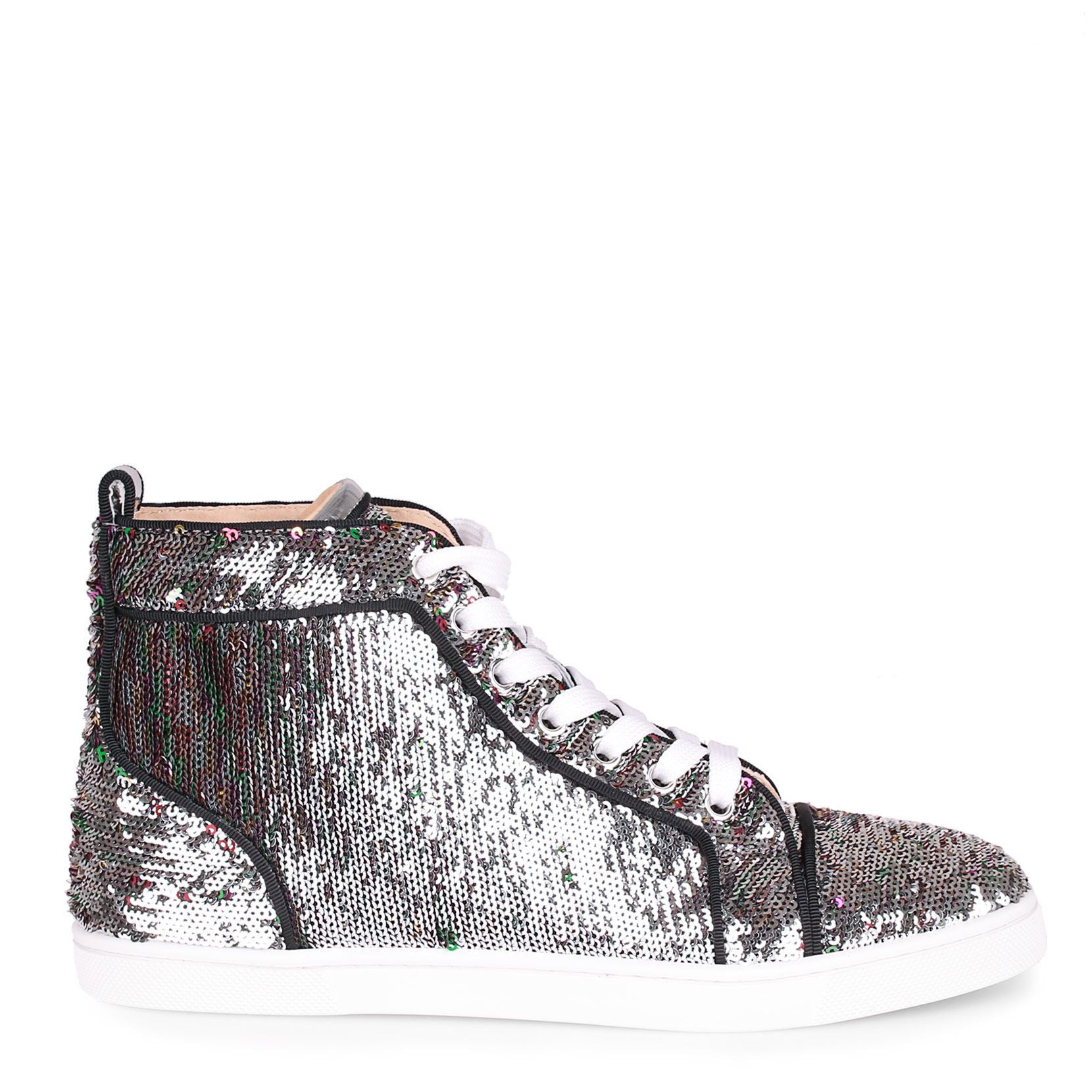 Bip Bip silver sequin sneaker