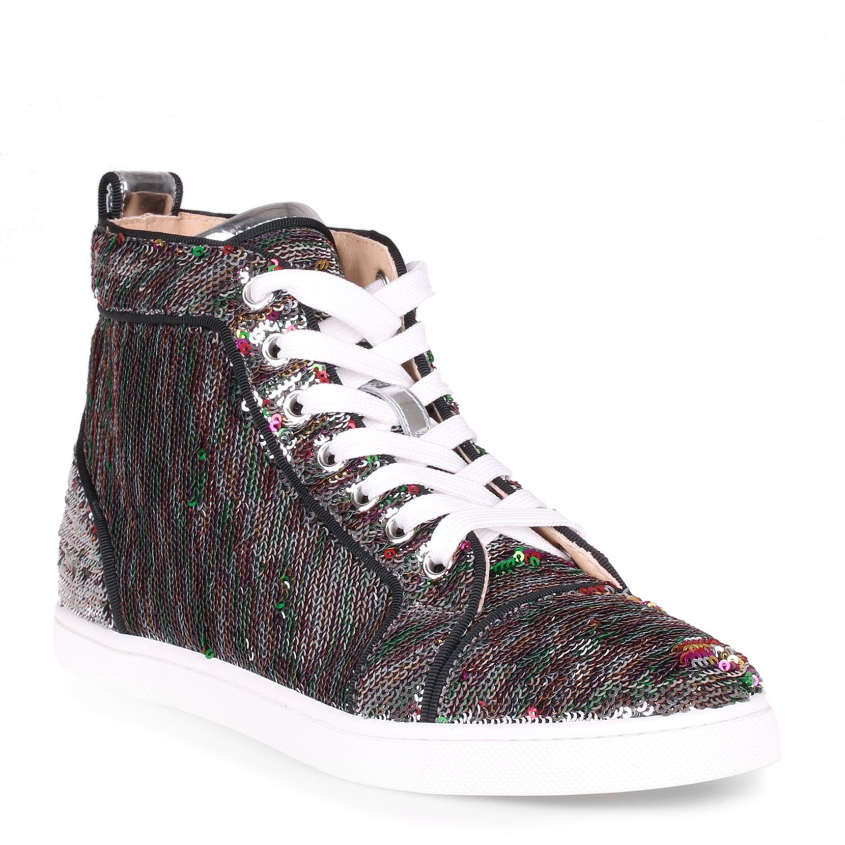 Bip Bip silver sequin sneaker