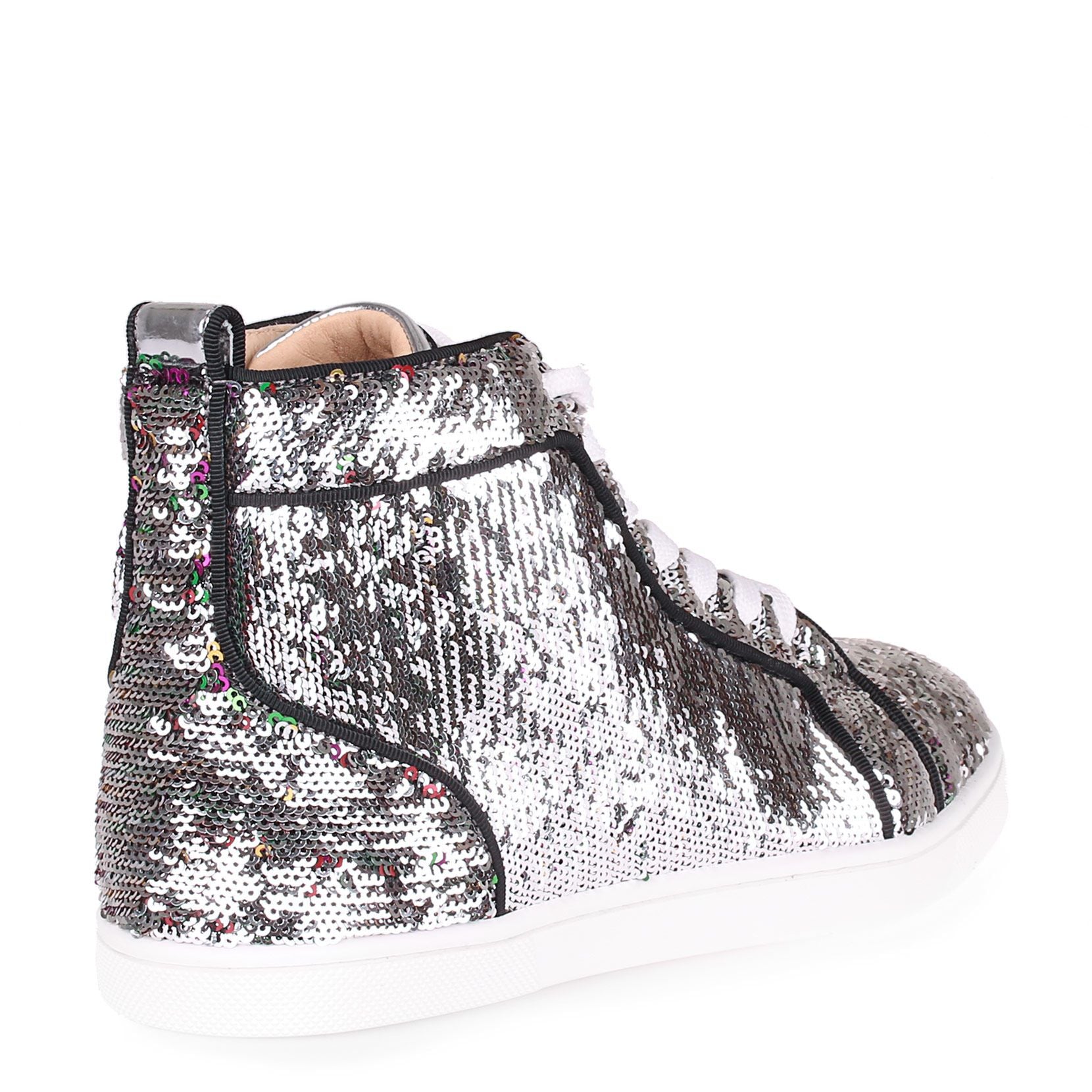 Bip Bip silver sequin sneaker