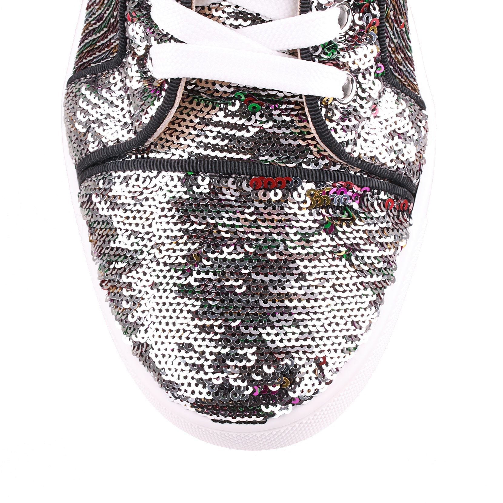 Bip Bip silver sequin sneaker