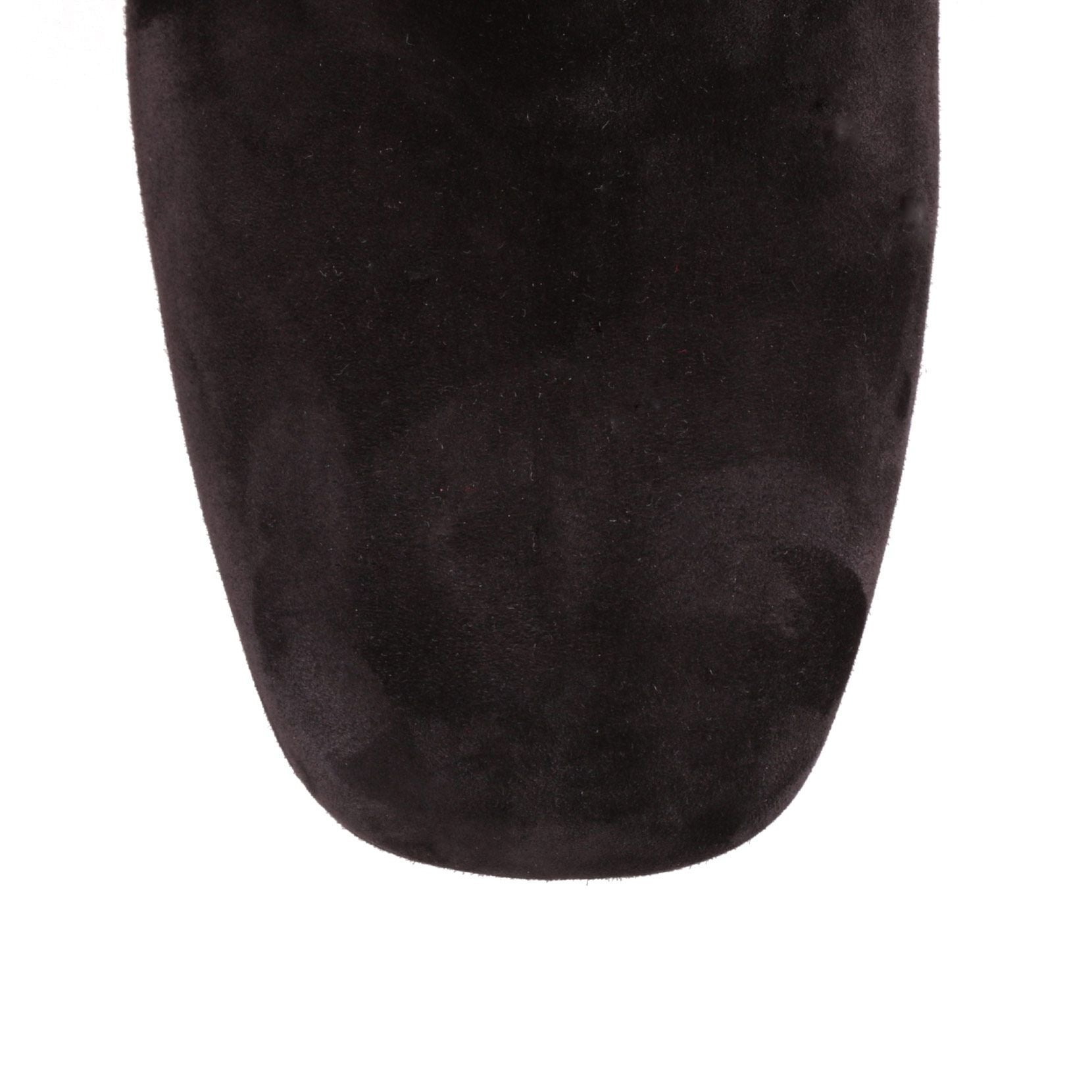 Protorlato black suede platform ankle boot