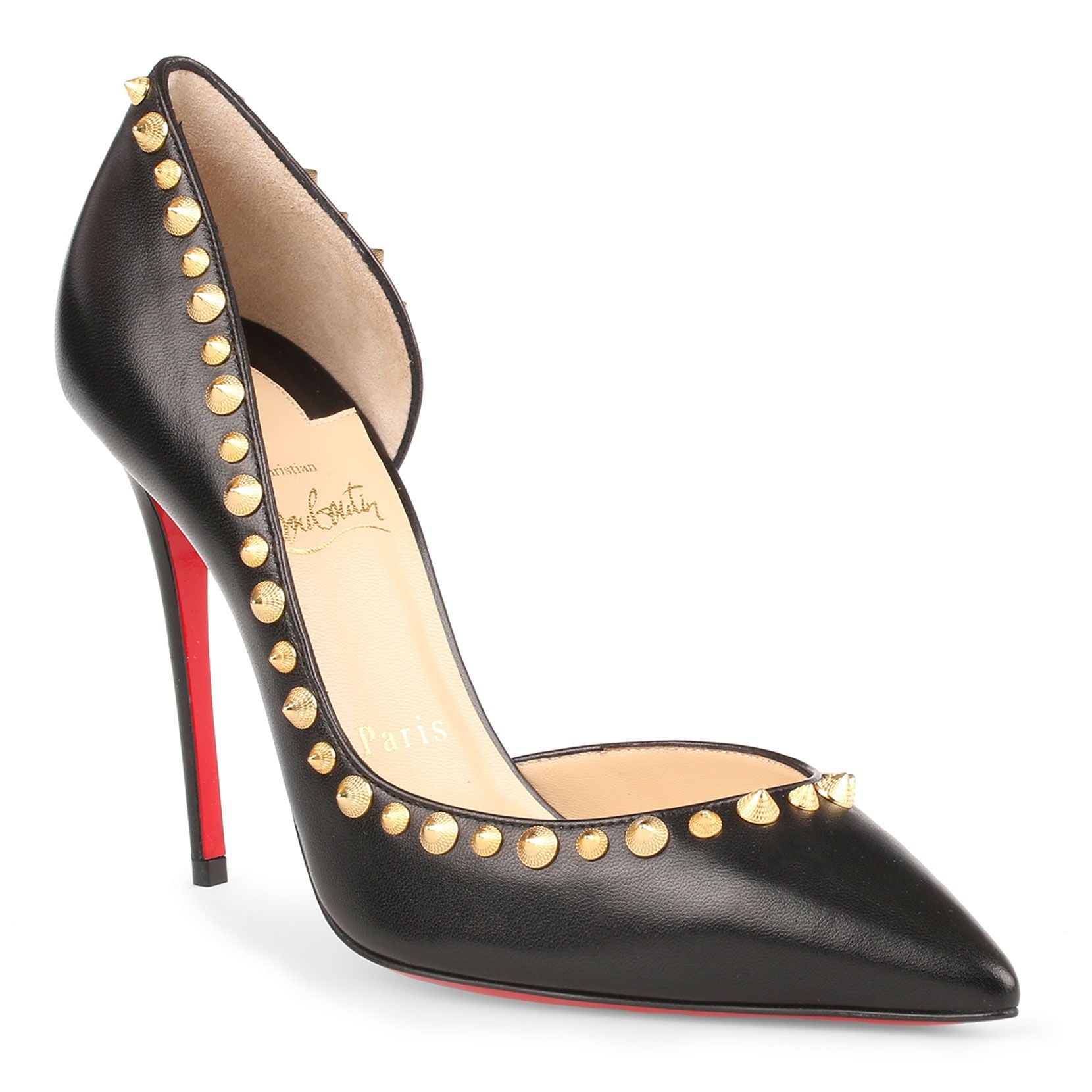 Irishell 100 black leather pumps
