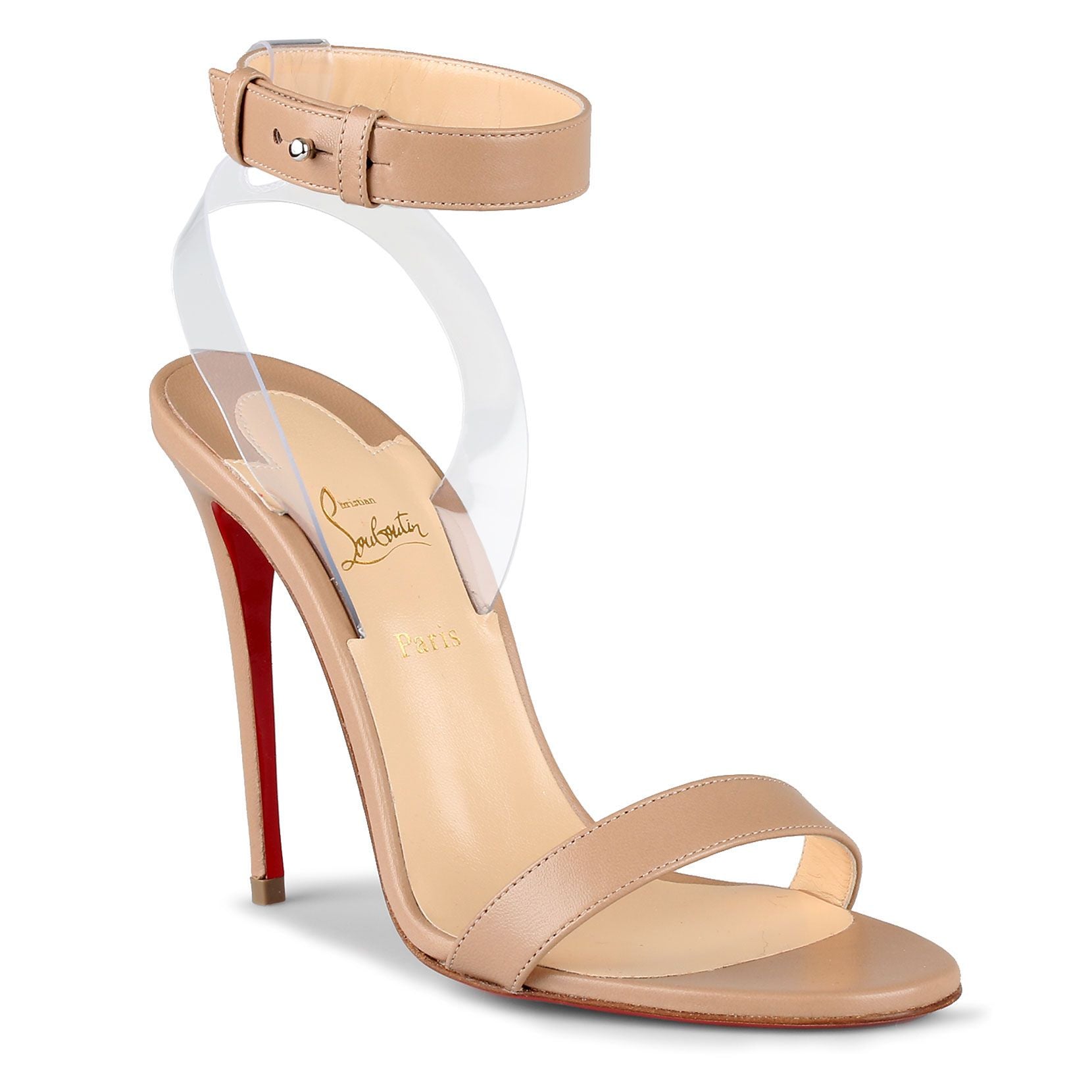 Jonatina 100 beige leather sandals