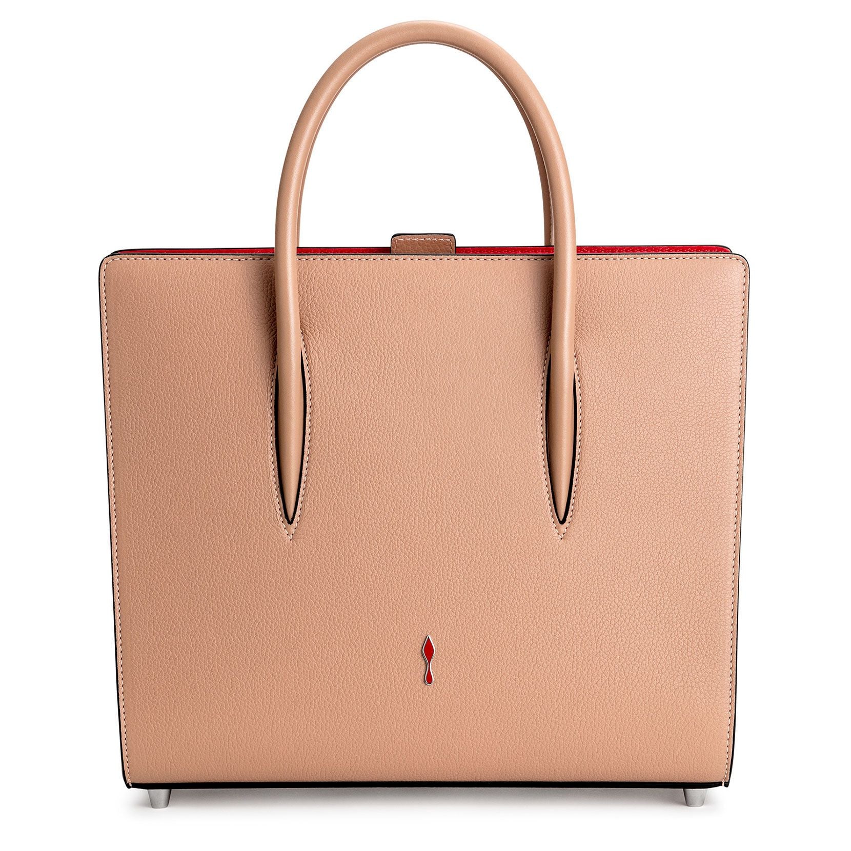 Paloma medium beige loubinthesky bag