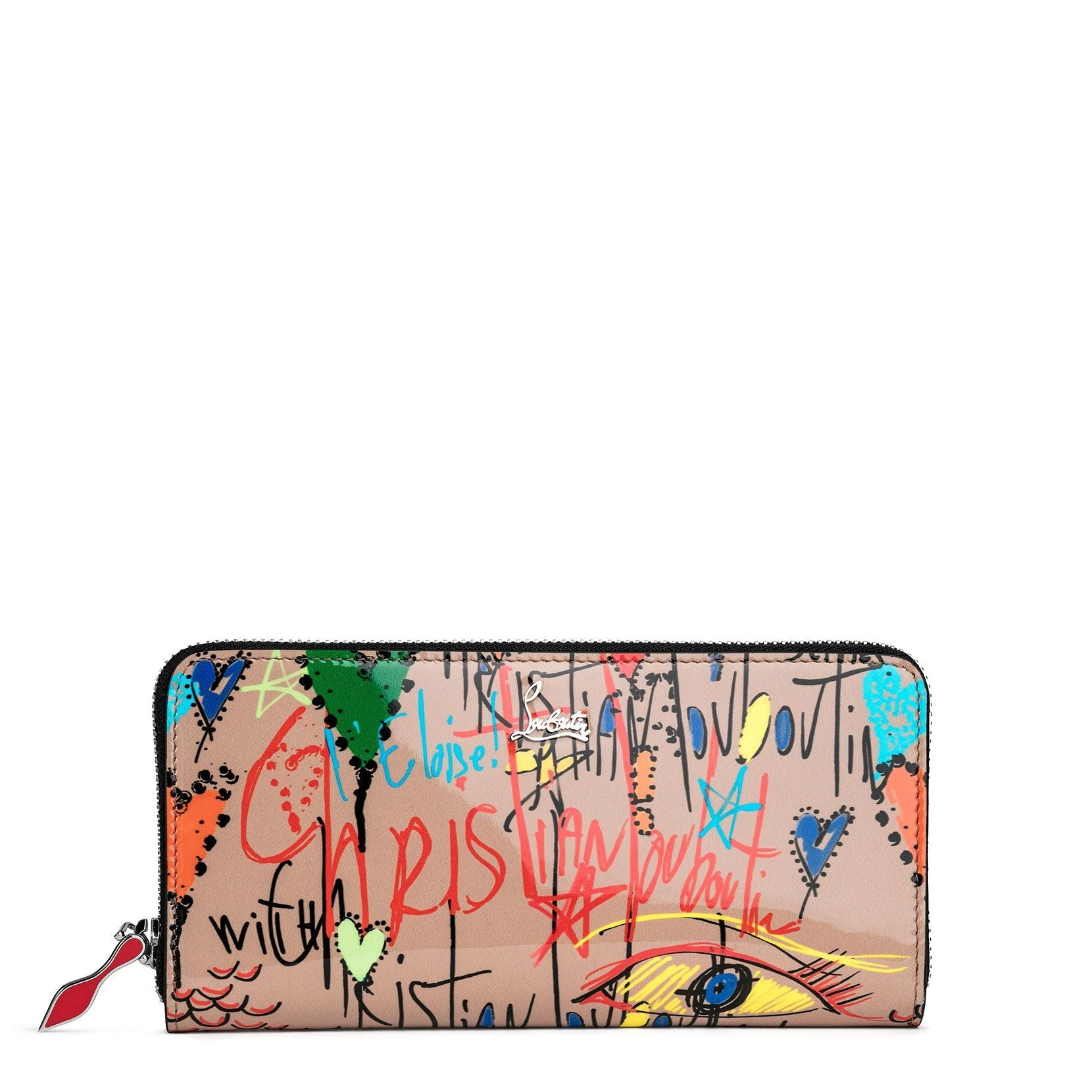 Panettone beige loubitag wallet