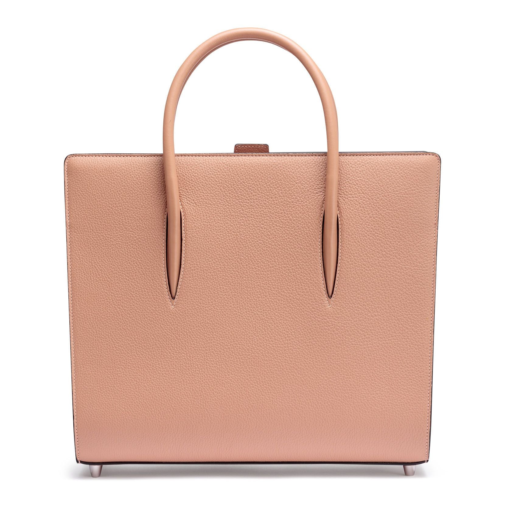 Paloma Large beige leather tote bag