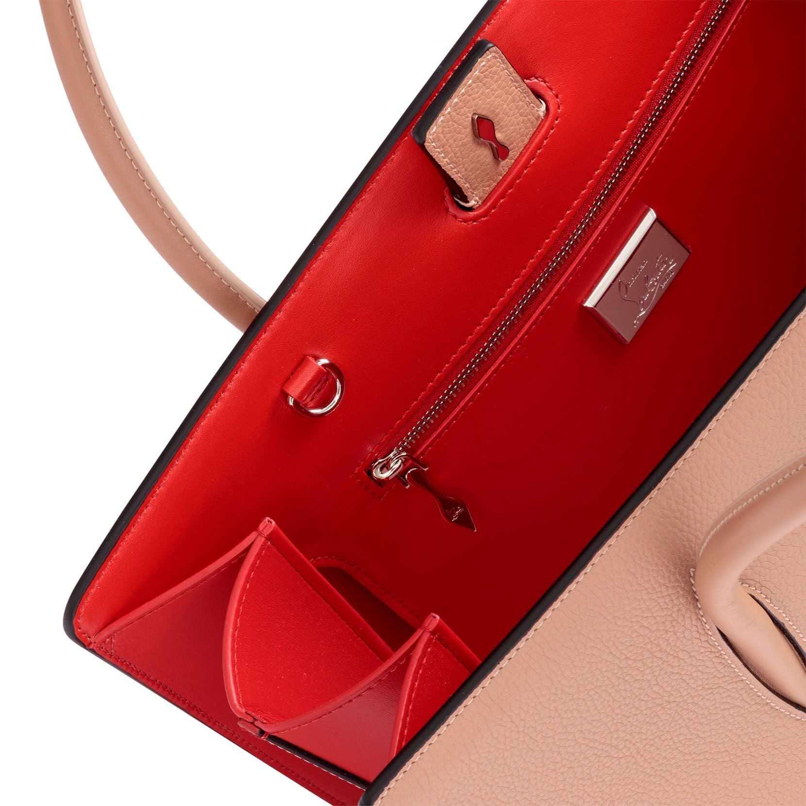 Paloma Large beige leather tote bag