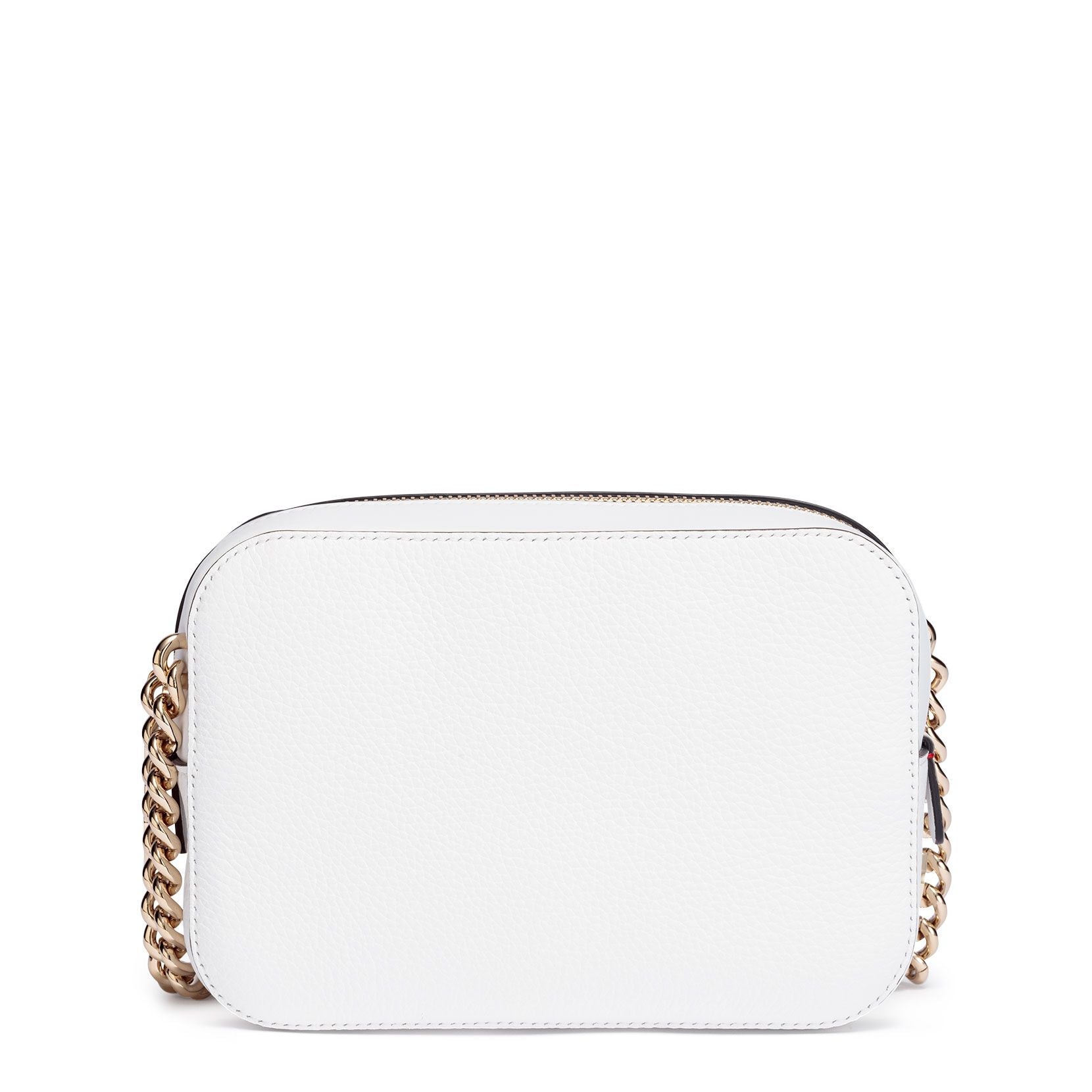 Rubylou mini white leather bag
