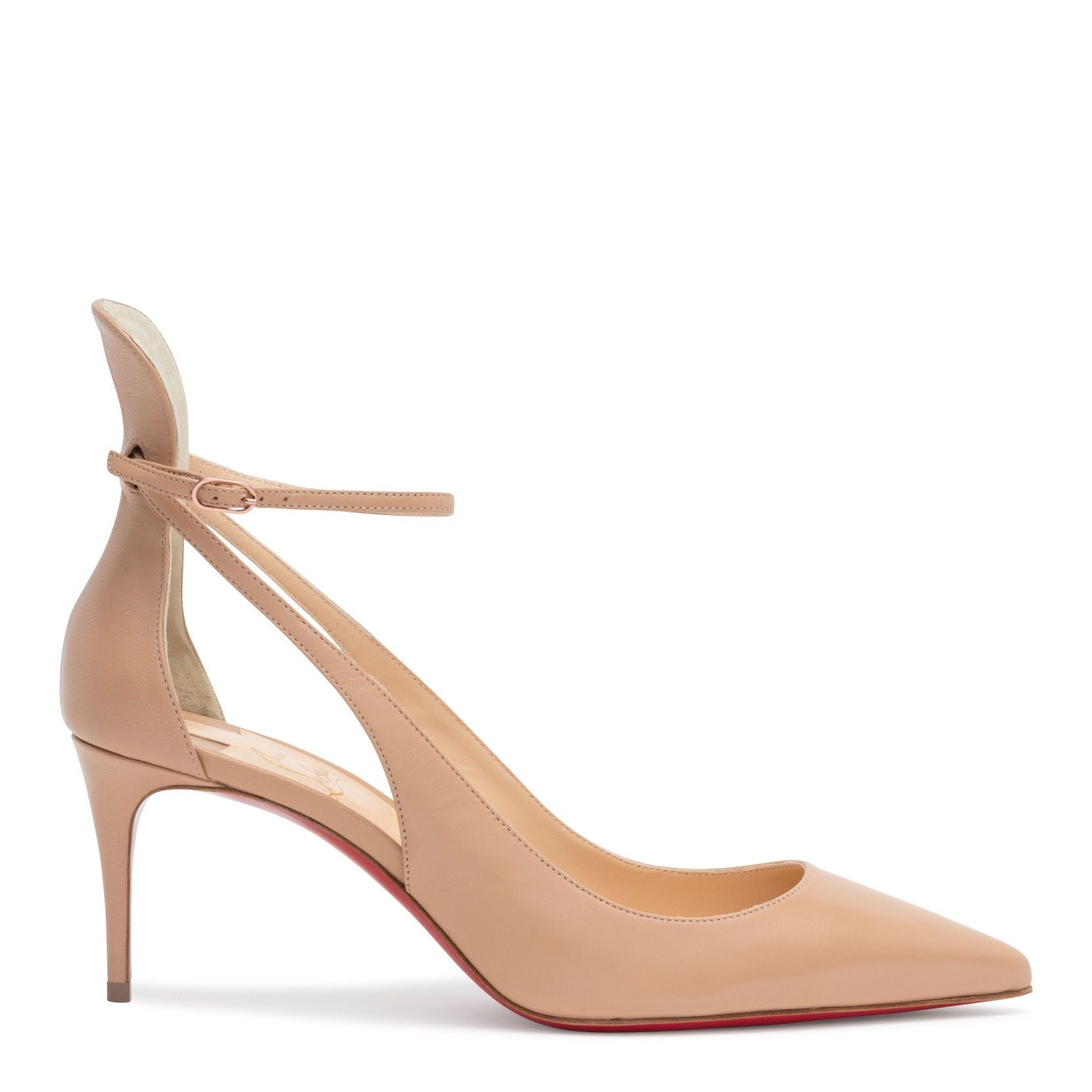Mascara 70 Beige Leather Pumps