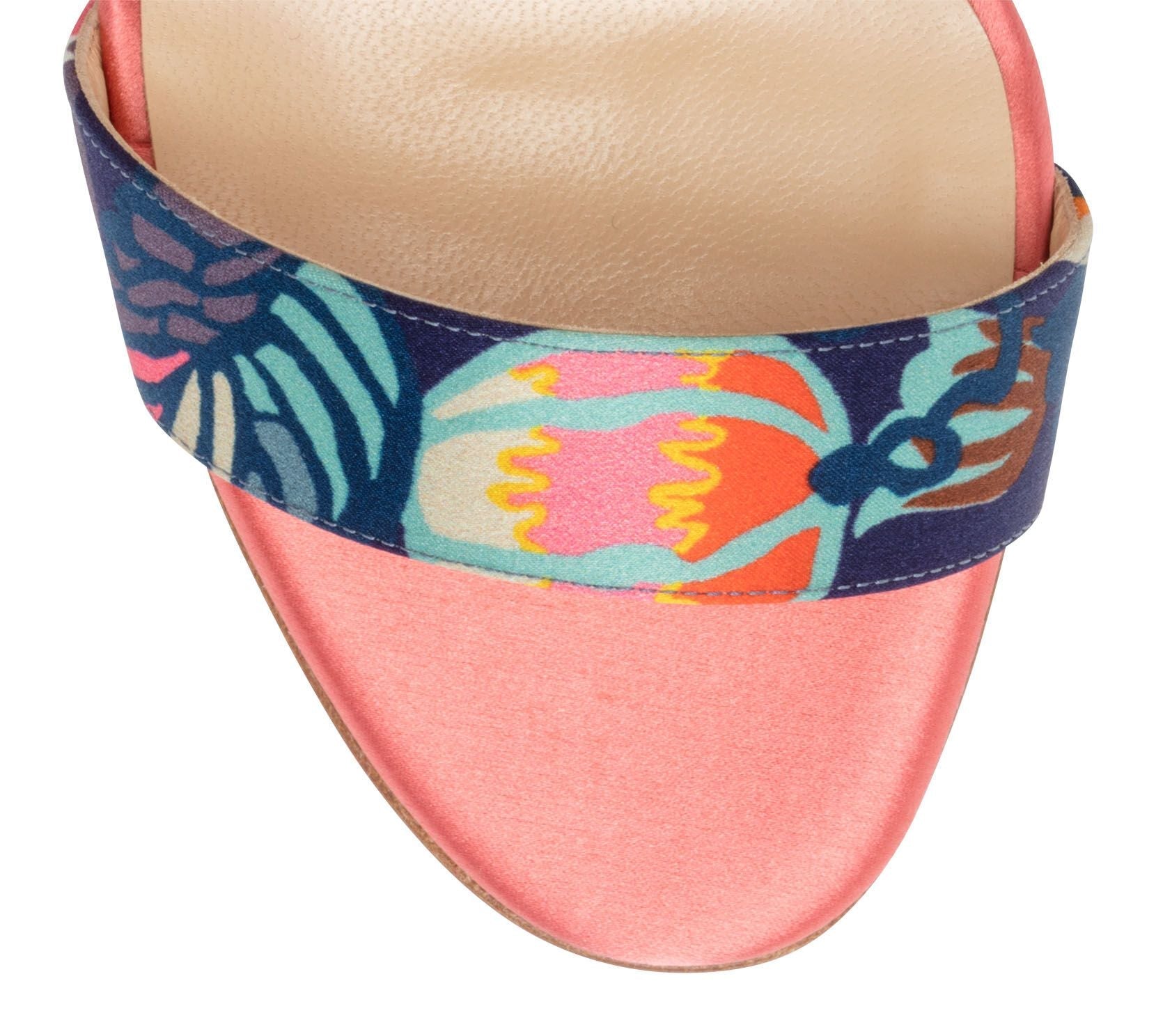 Sandale Du Desert 100 Multicolor Satin Sandals