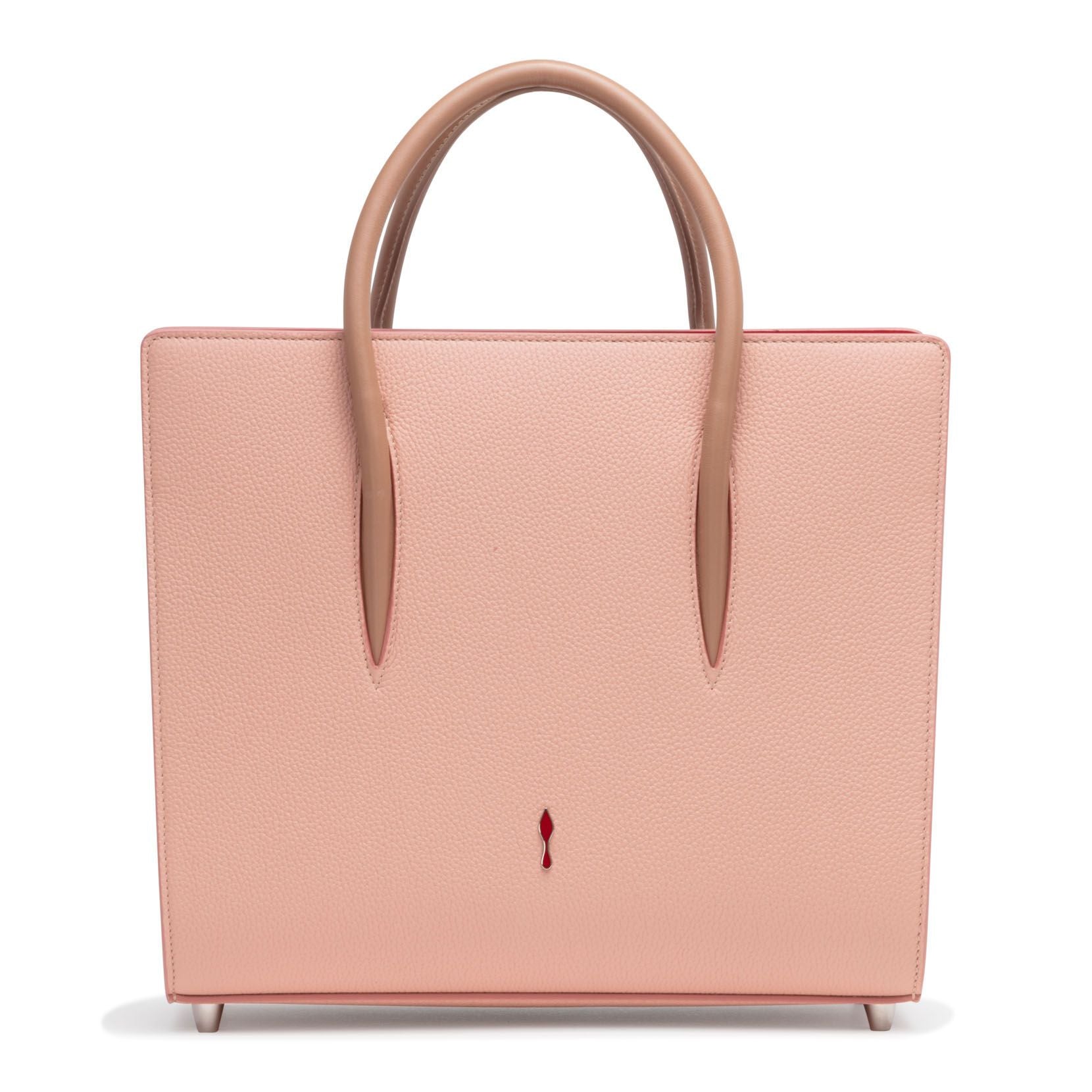 Paloma Loubinthesky Medium Blue Denim Pearl Tote Bag