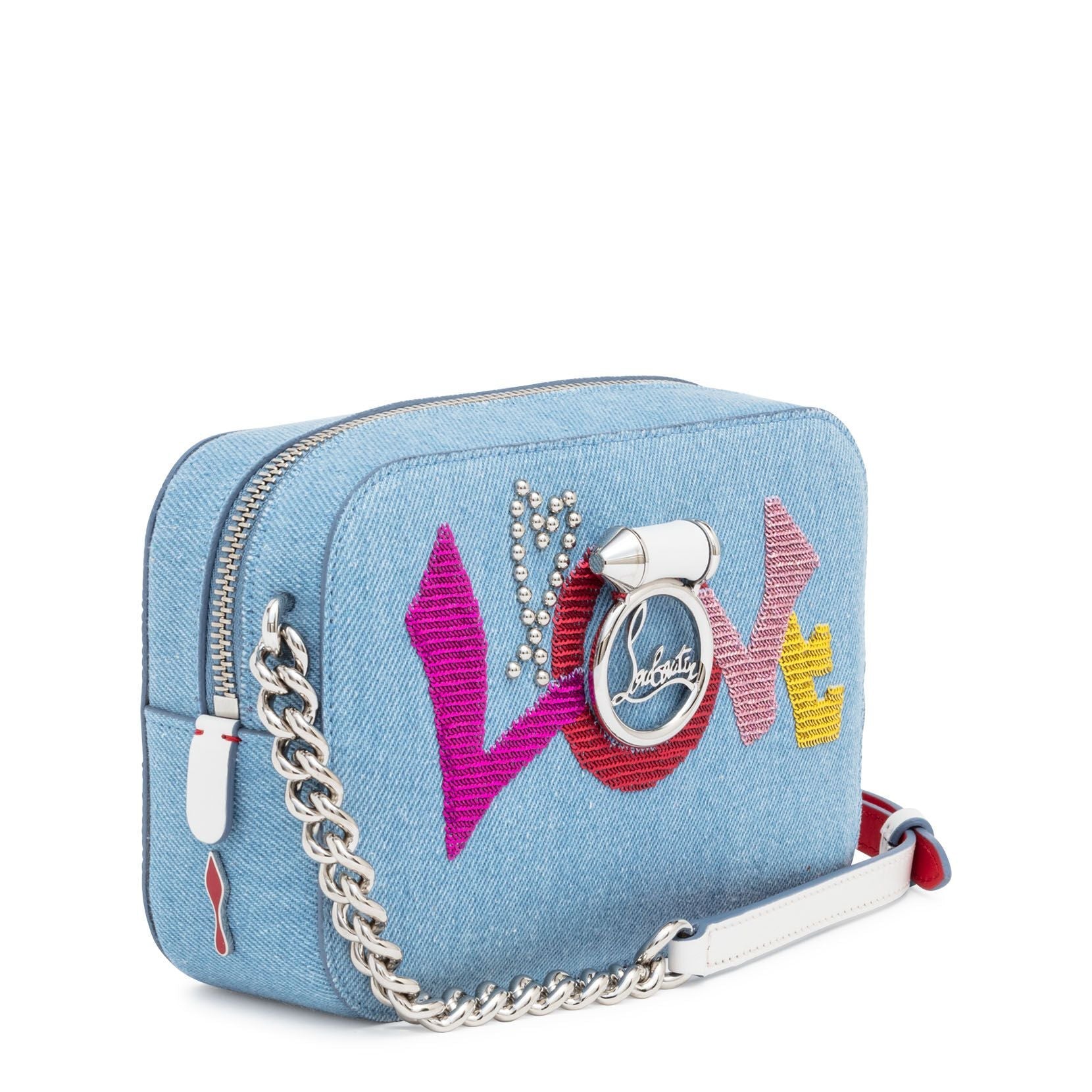 Rubylou mini denim shoulder bag
