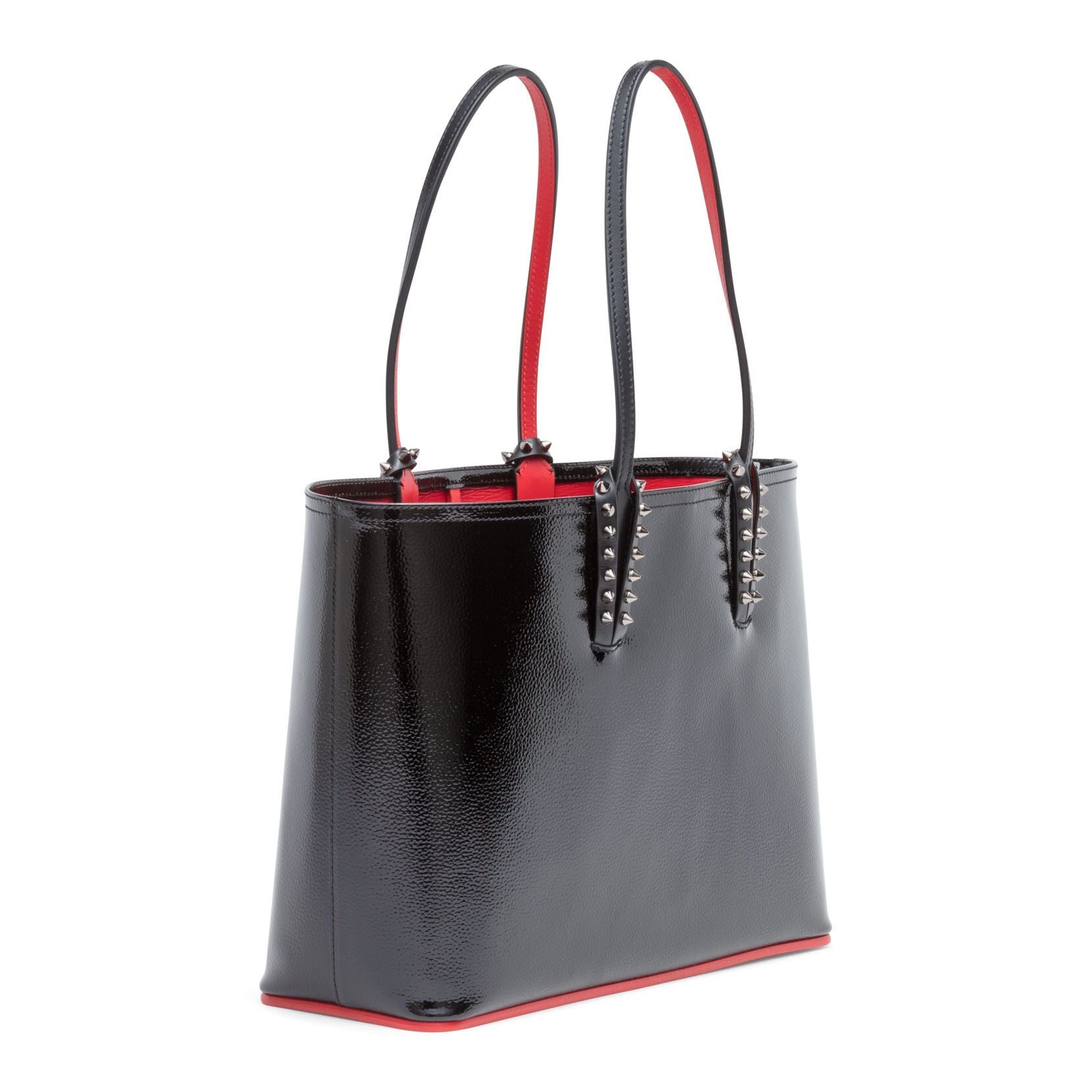 Cabata Small Black Patent Leather Tote Bag