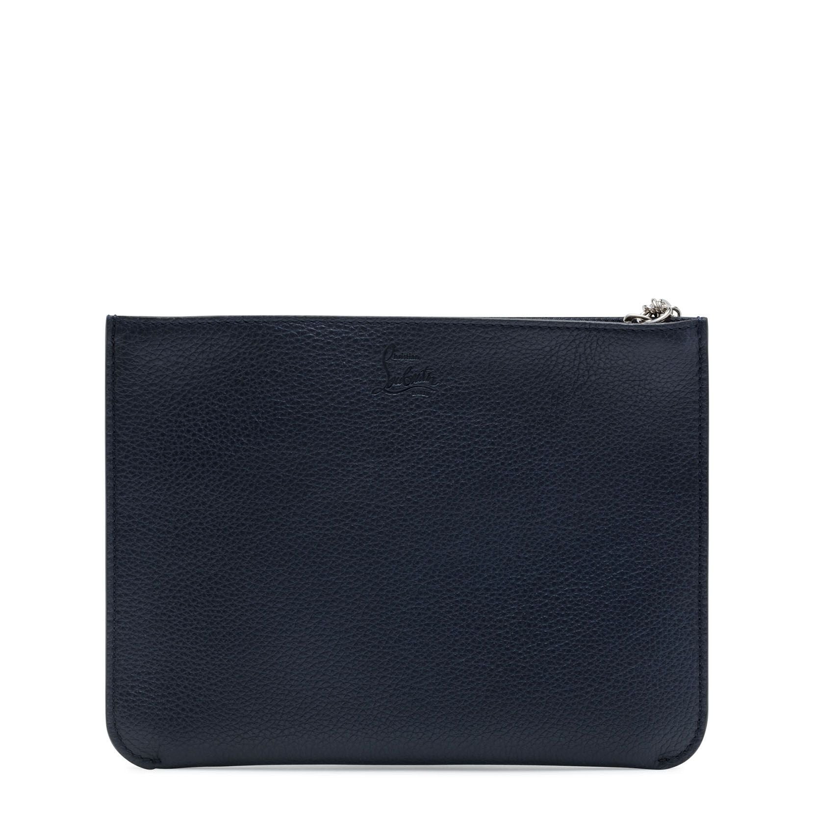 Loubicute dark blue pouch