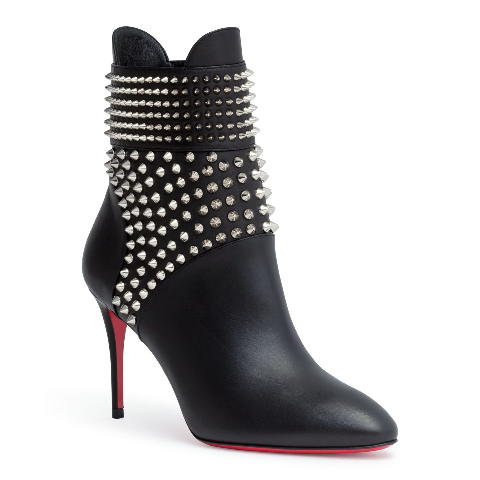 Hongroise 85 black studded boots