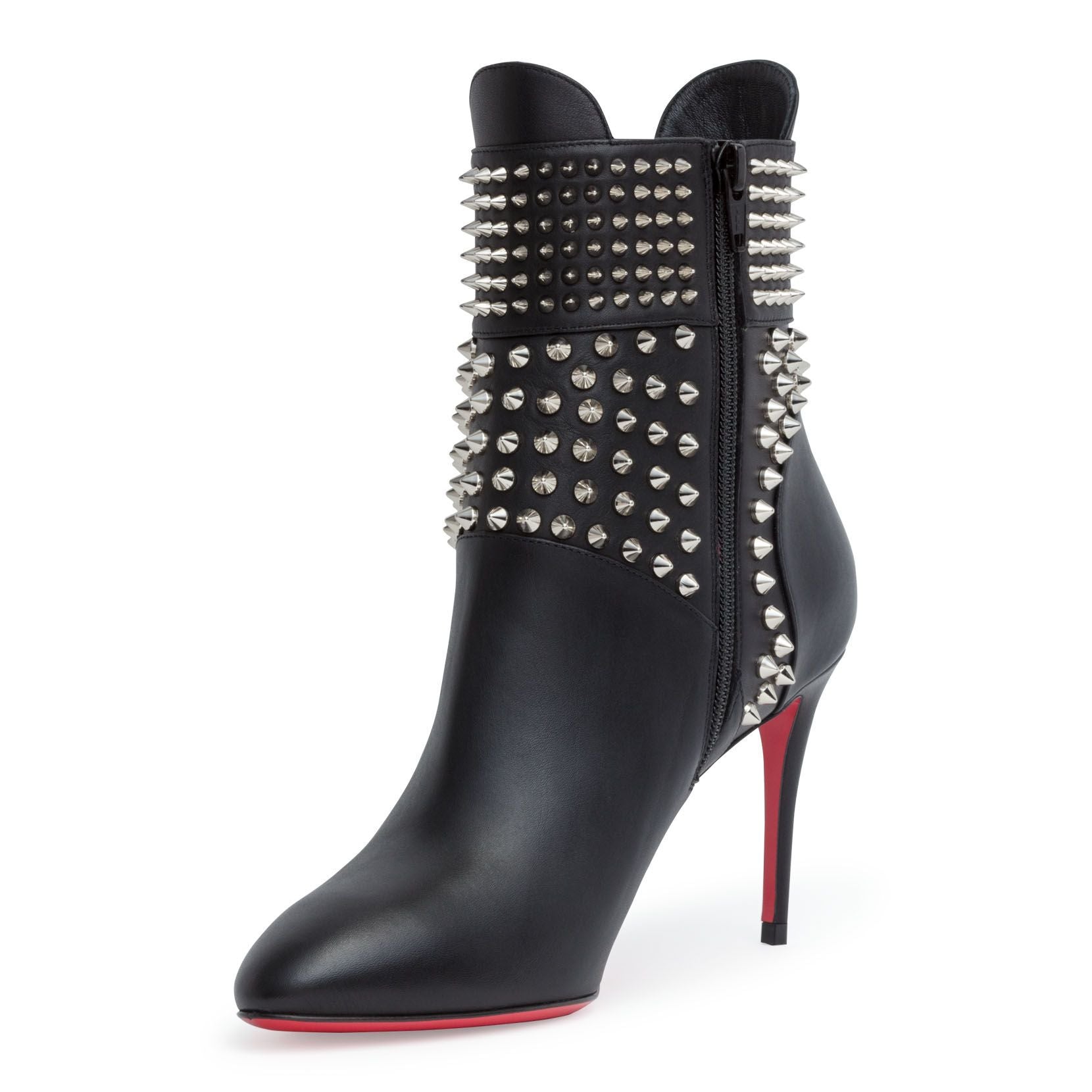 Hongroise 85 black studded boots
