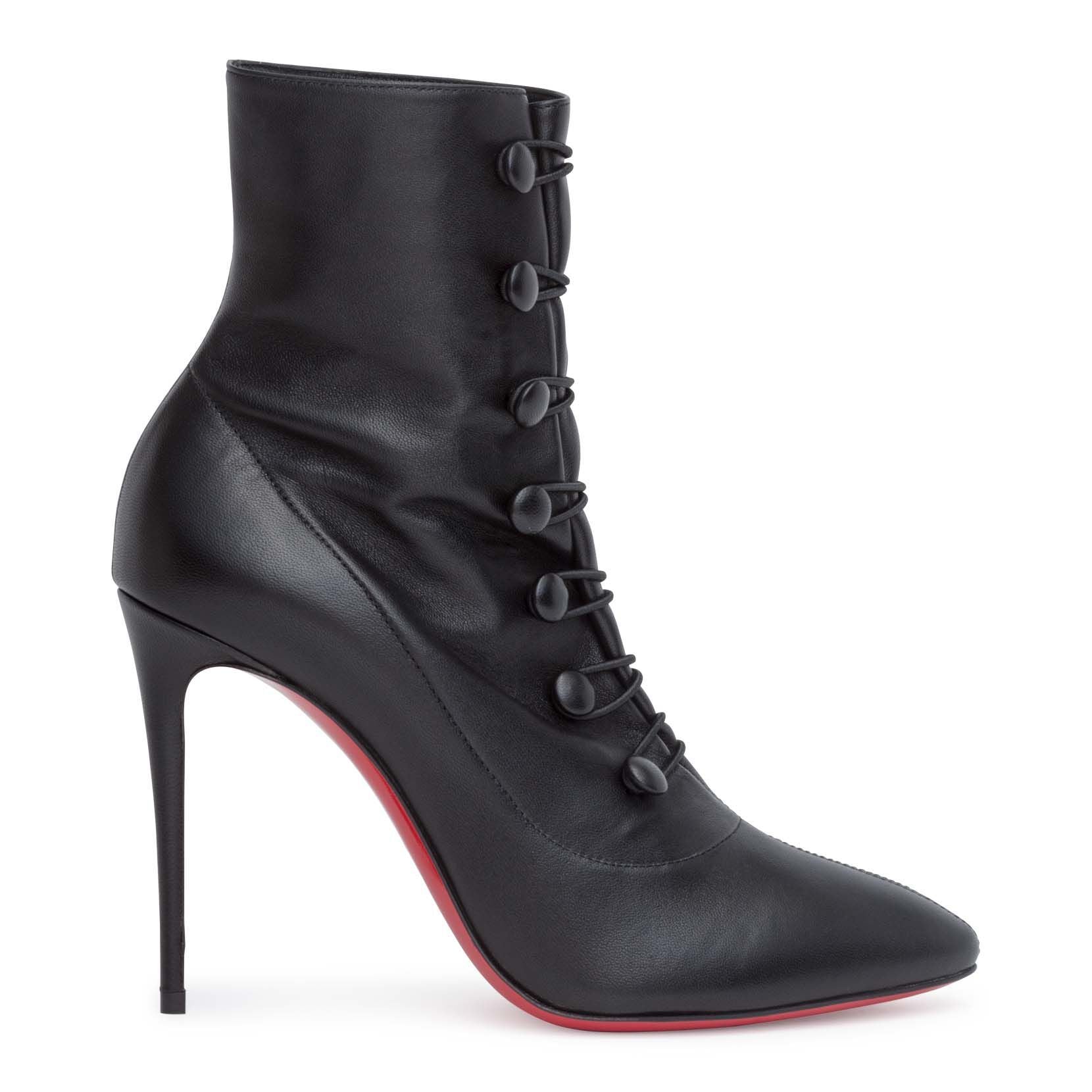 French Tutu 100 black booties