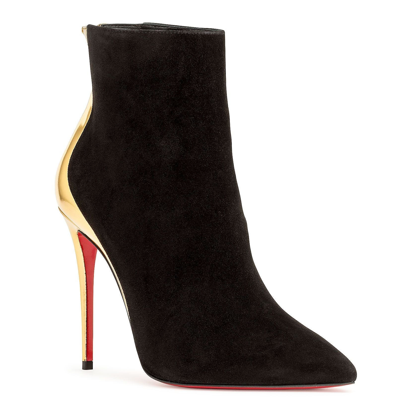 Delicotte 100 black suede ankle boots
