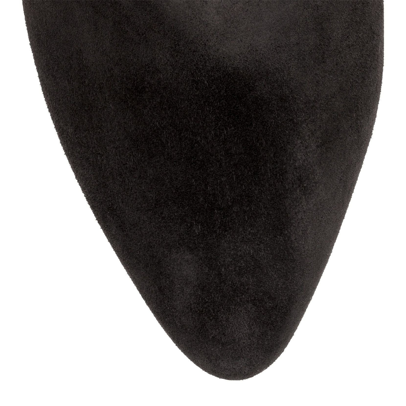 Eloise 85 black suede bootie