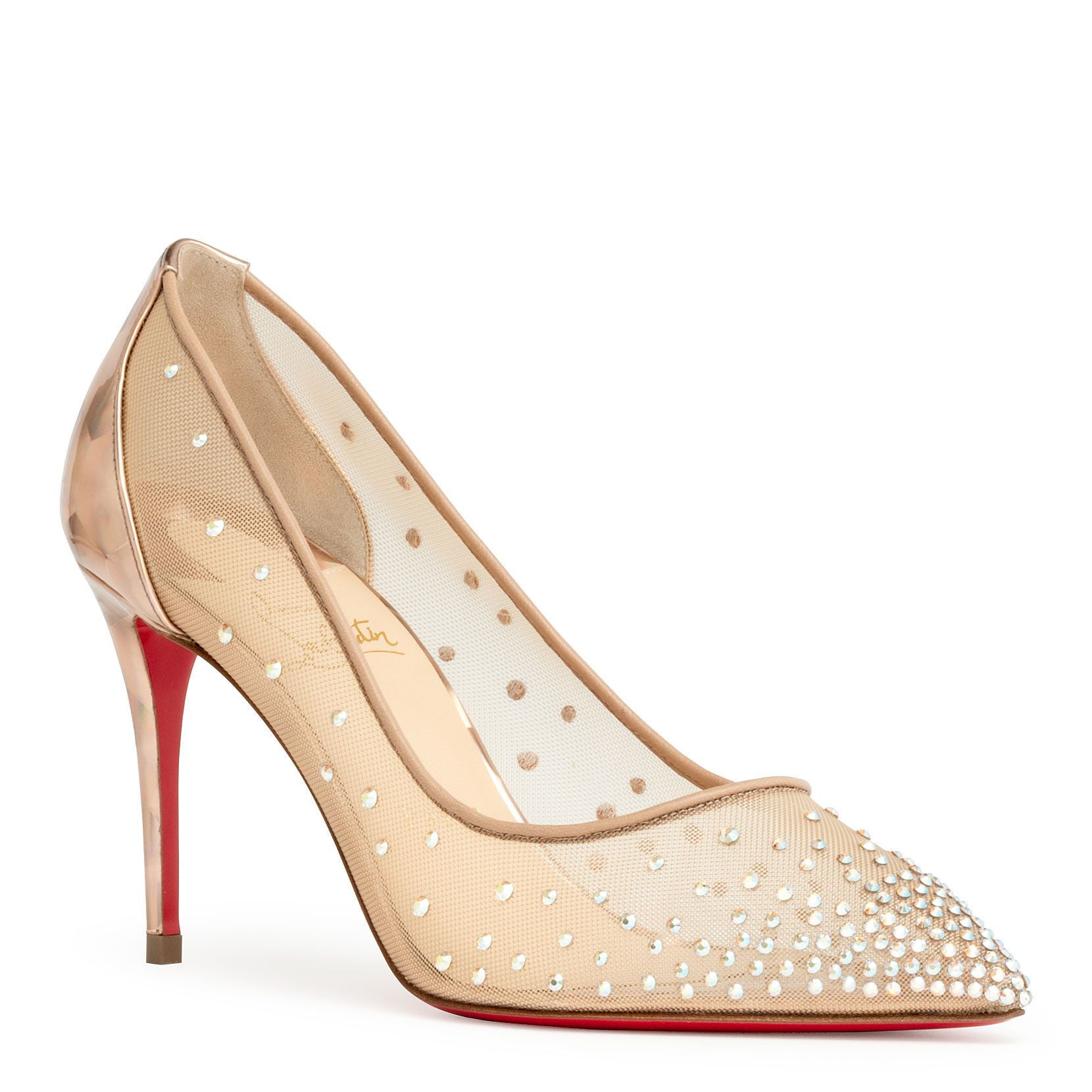 Follies Strass 85 nude pumps
