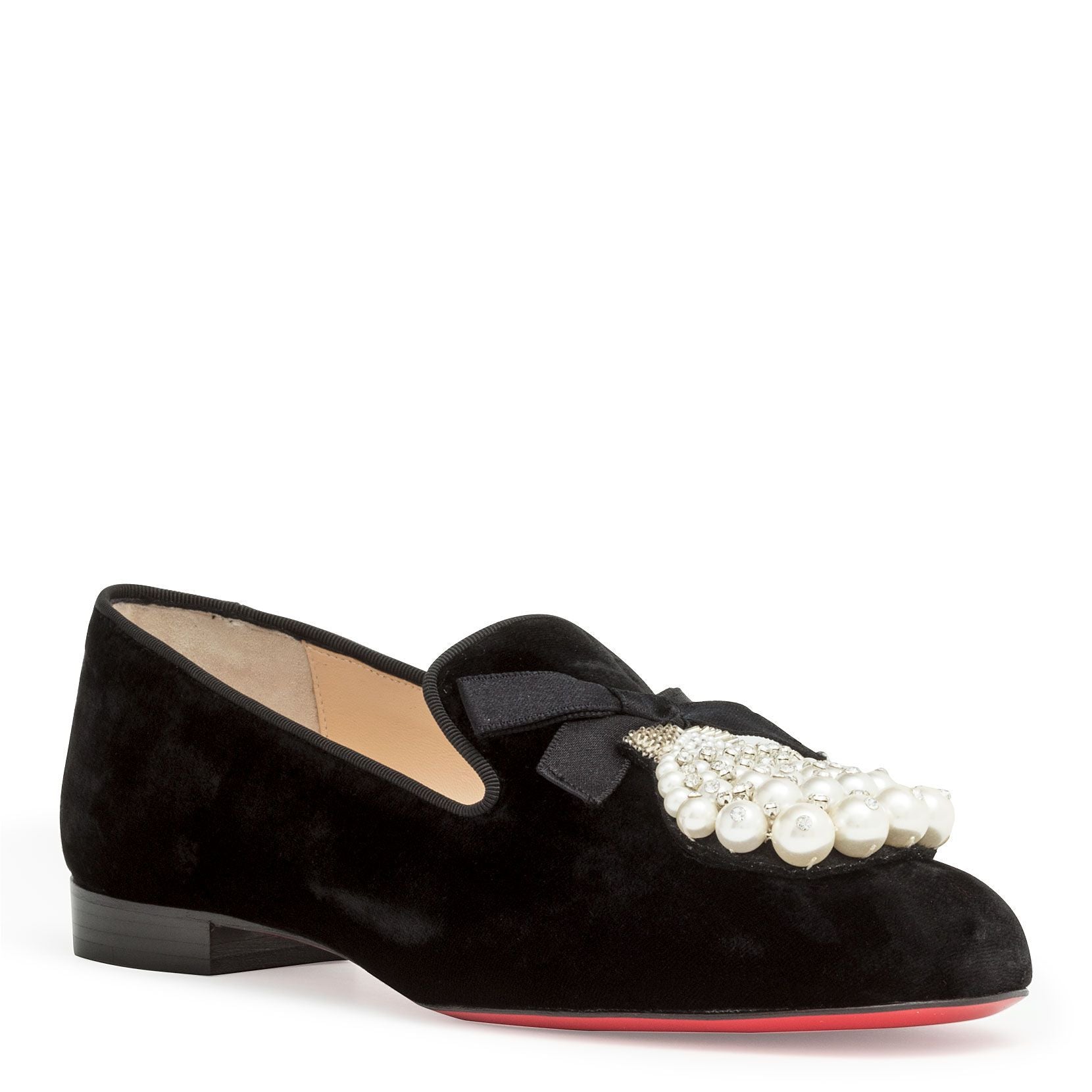 Pradomoc velvet flats
