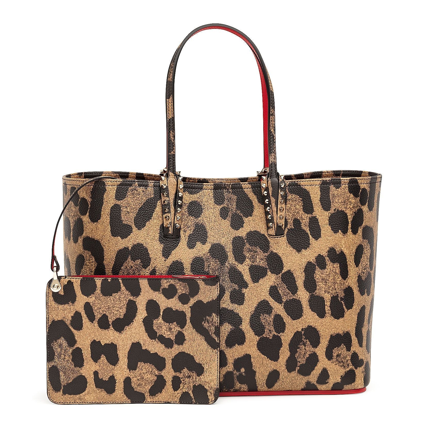 Cabata leopard print leather tote