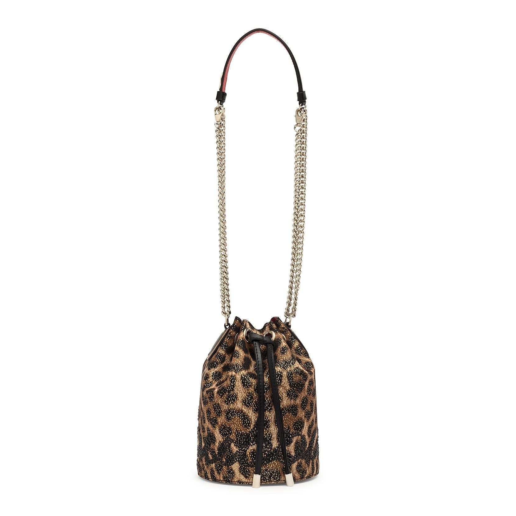 Marie Jane lurex bucket bag