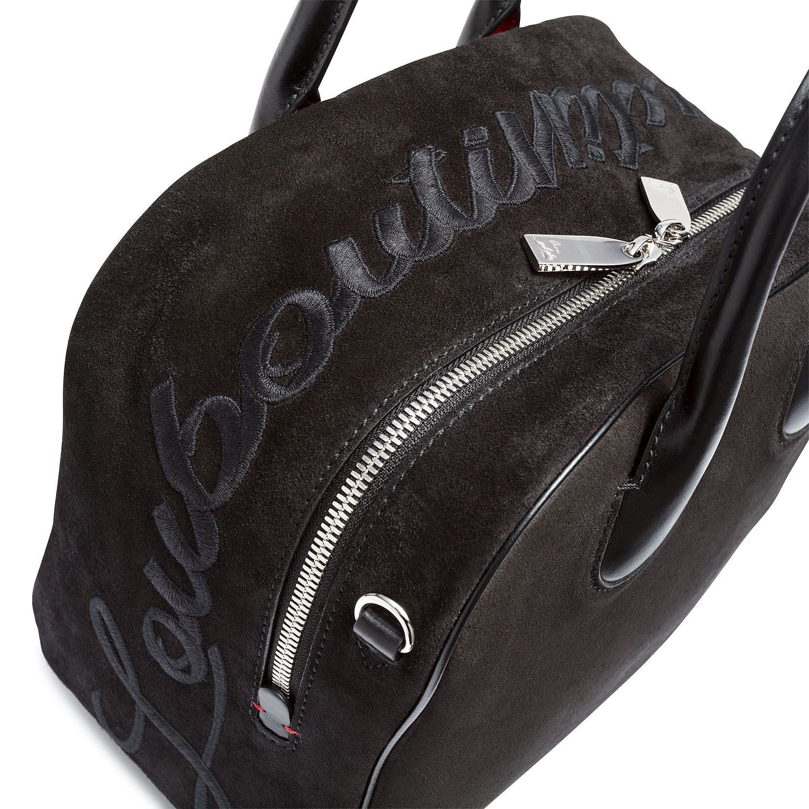 Marie Jane Small black suede shoulder bag