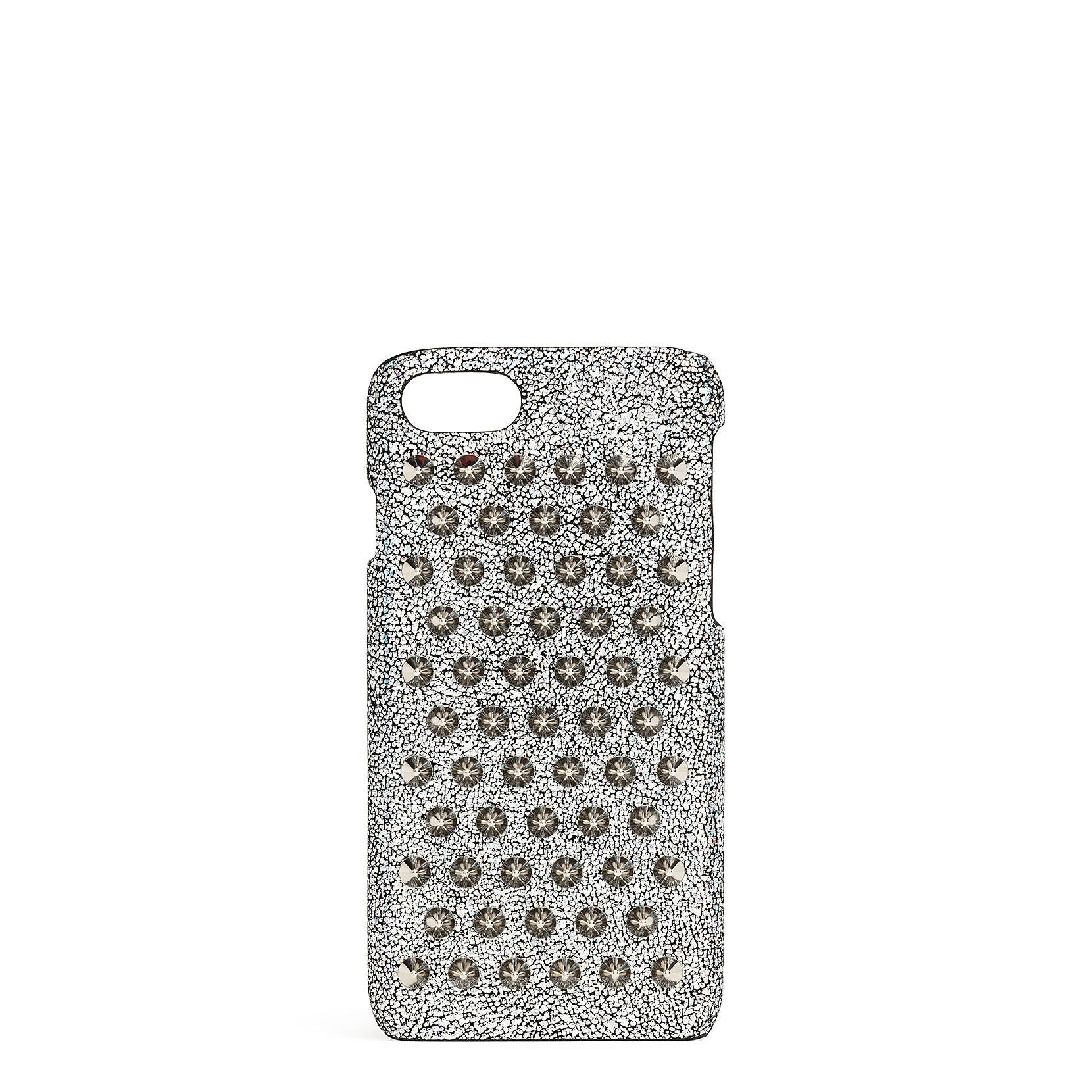 Loubiphone 7 and 8 silver spikes iPhone case